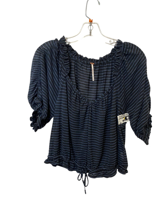 Top 3/4 Sleeve By Free People In Blue, Size: L