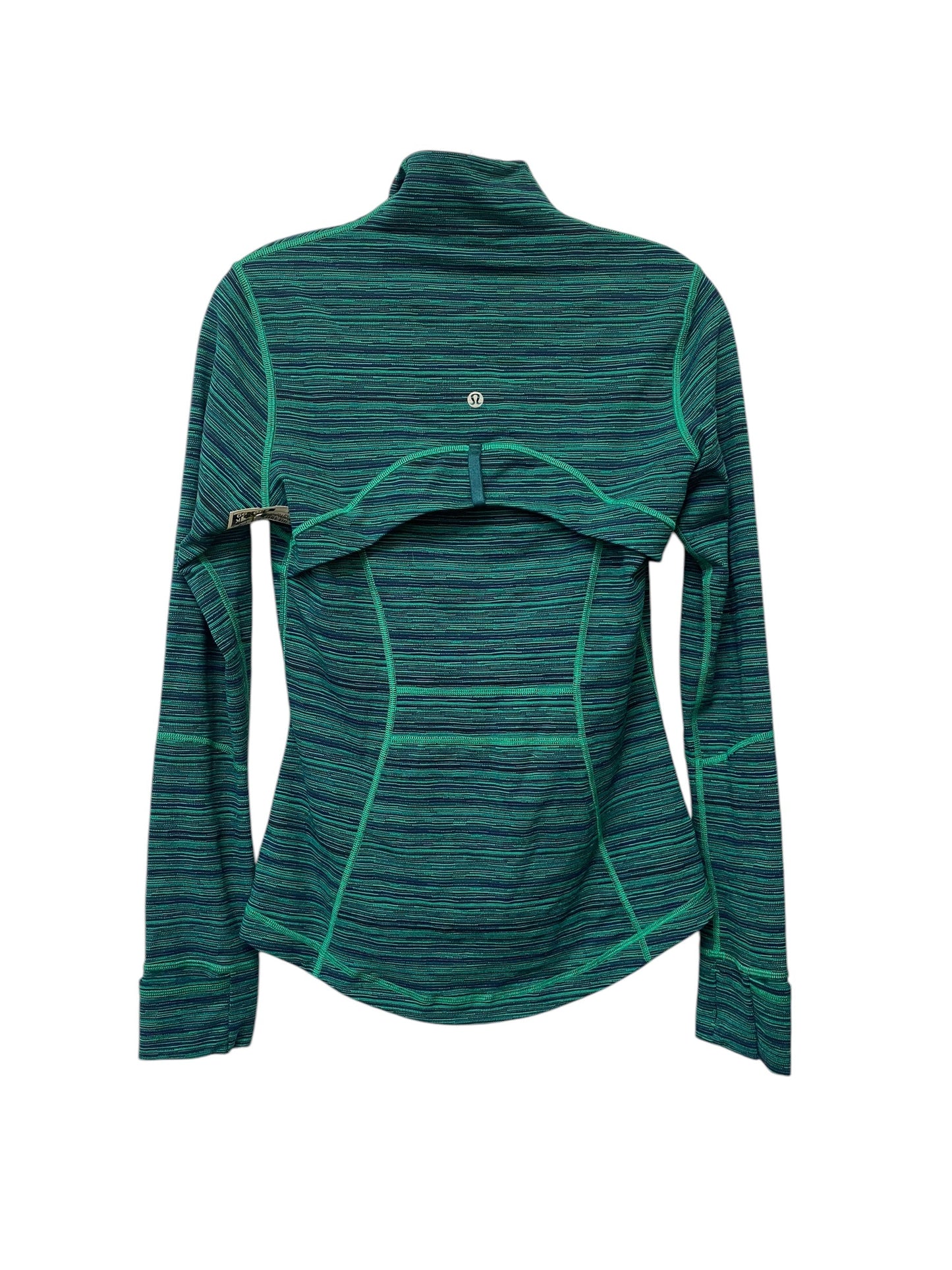 Athletic Jacket By Lululemon In Green, Size: 6