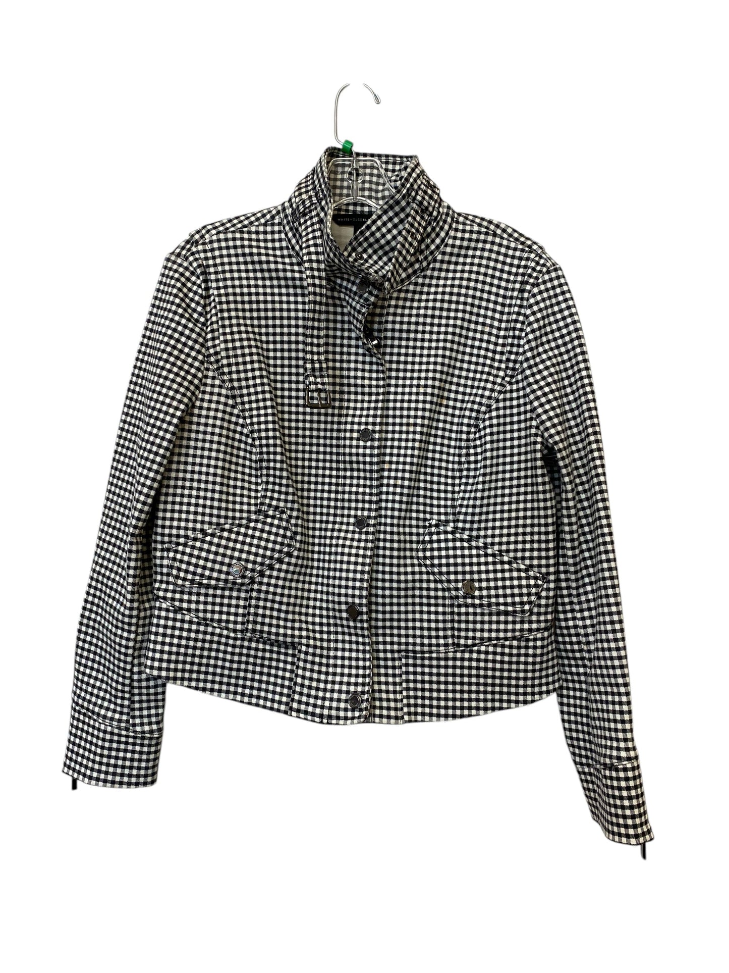 Jacket Other By White House Black Market In Plaid Pattern, Size: 14p