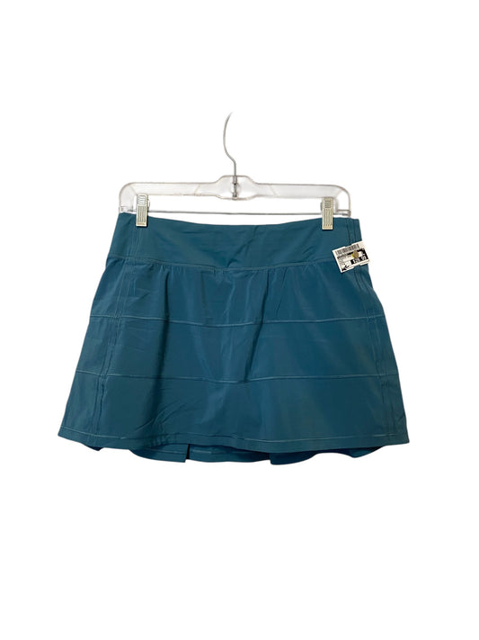 Athletic Skort By Lululemon In Blue, Size: 6