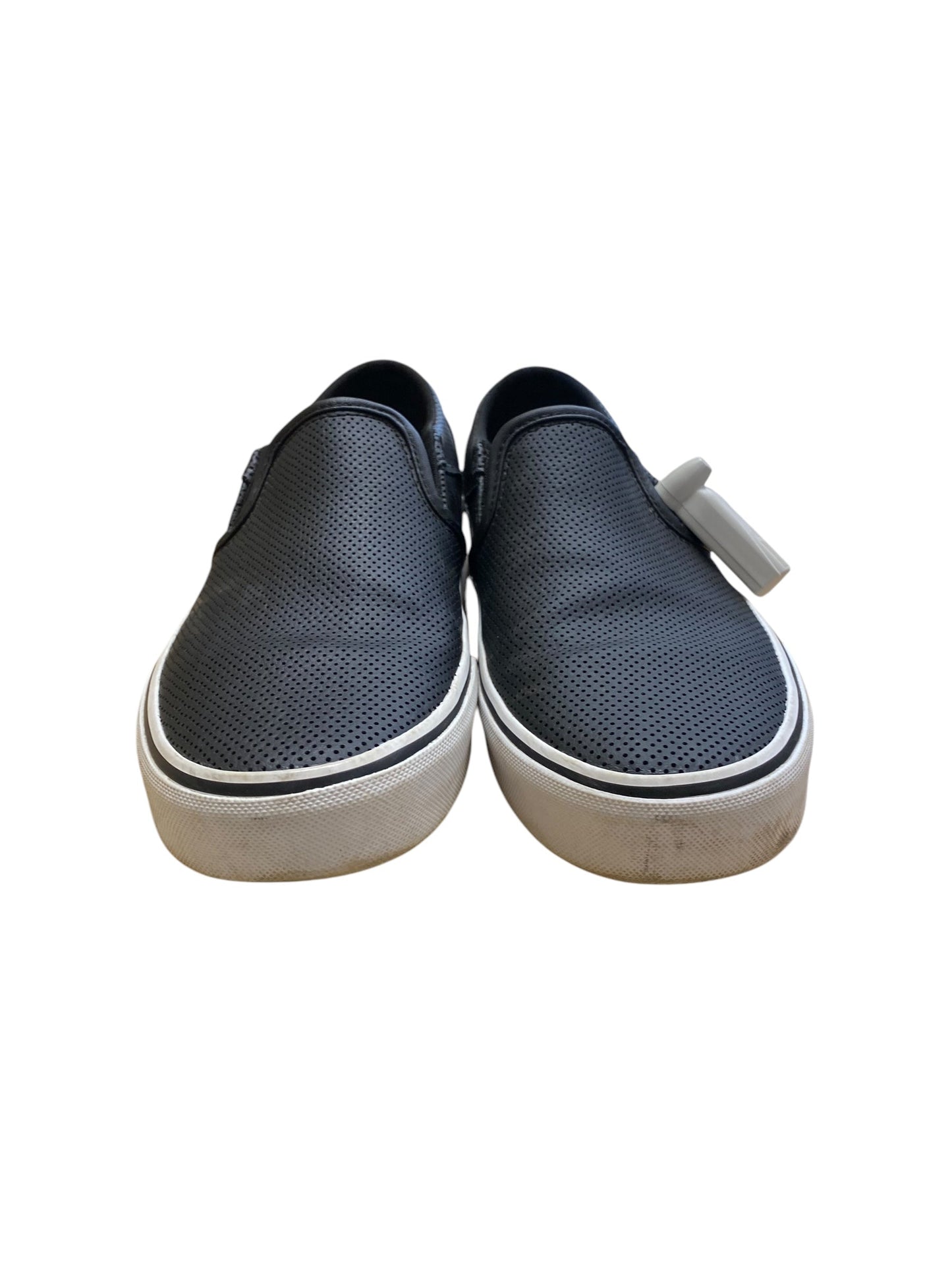 Shoes Flats By Vans In Black, Size: 9.5