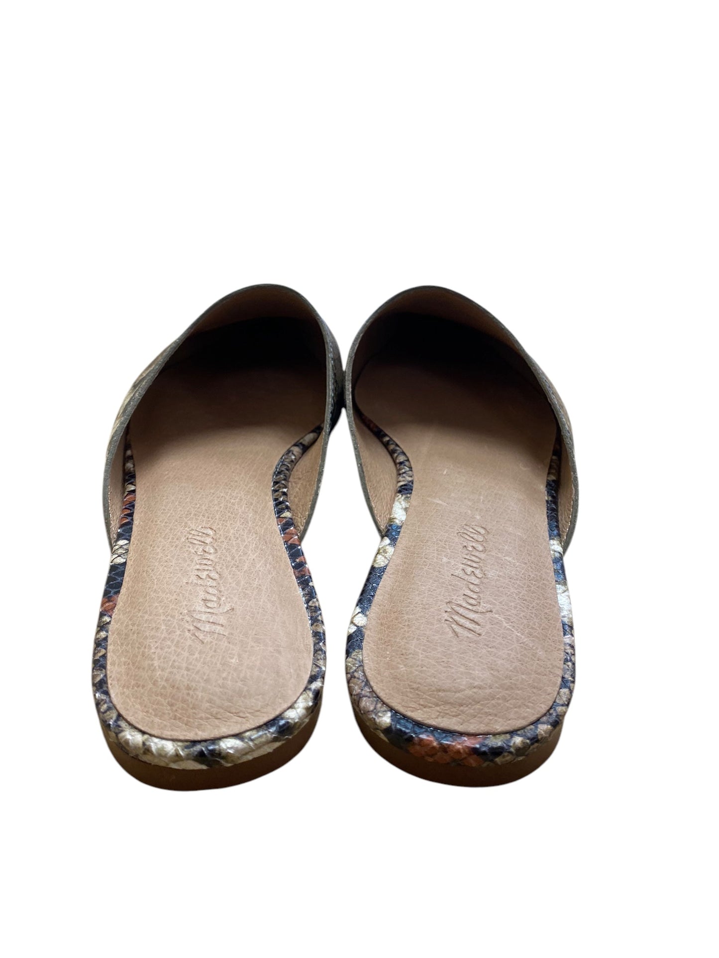 Shoes Flats By Madewell In Snakeskin Print, Size: 8.5