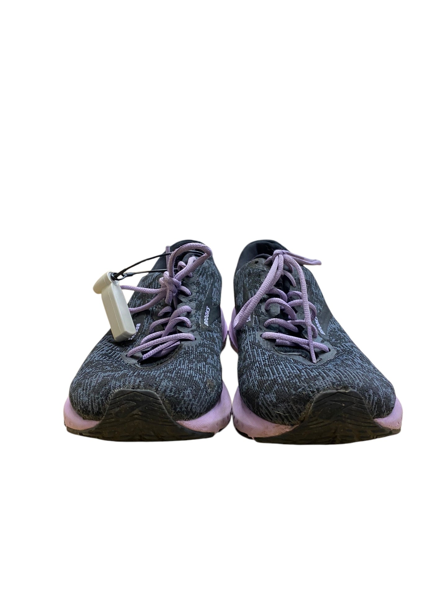 Shoes Athletic By Brooks In Black & Purple, Size: 8.5