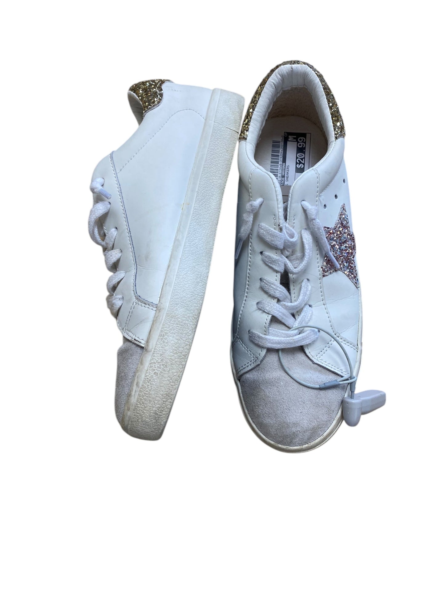 Shoes Sneakers By Vintage Havana In White, Size: 8.5