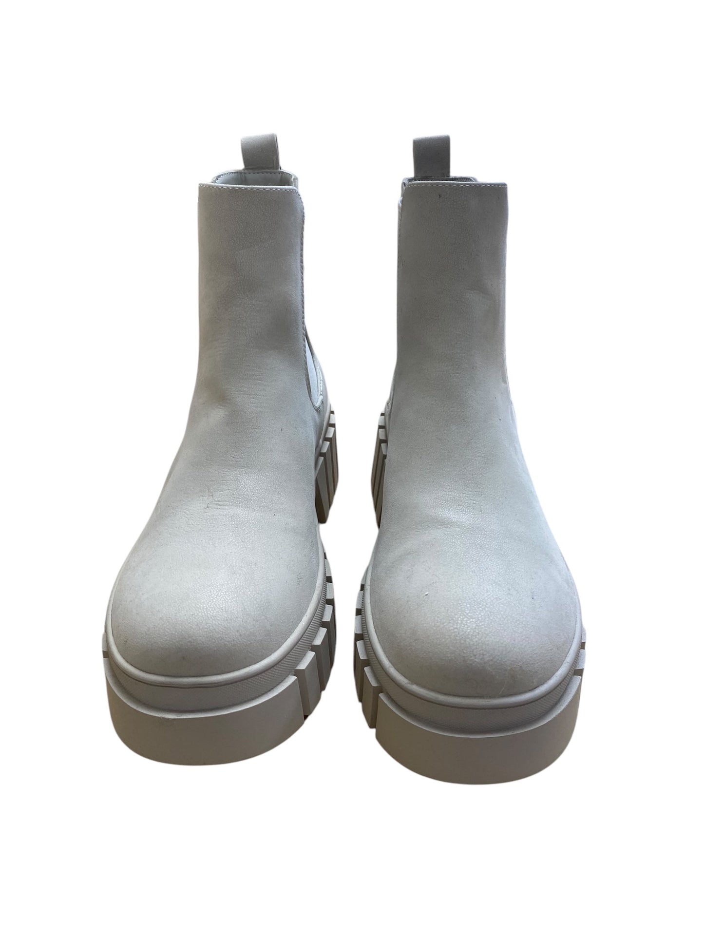 Boots Combat By Mia In White, Size: 7.5