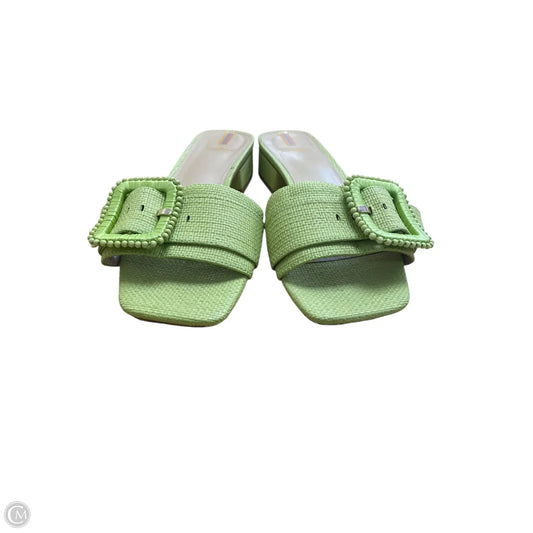 Sandals Flats By Sam Edelman In Green, Size: 8.5