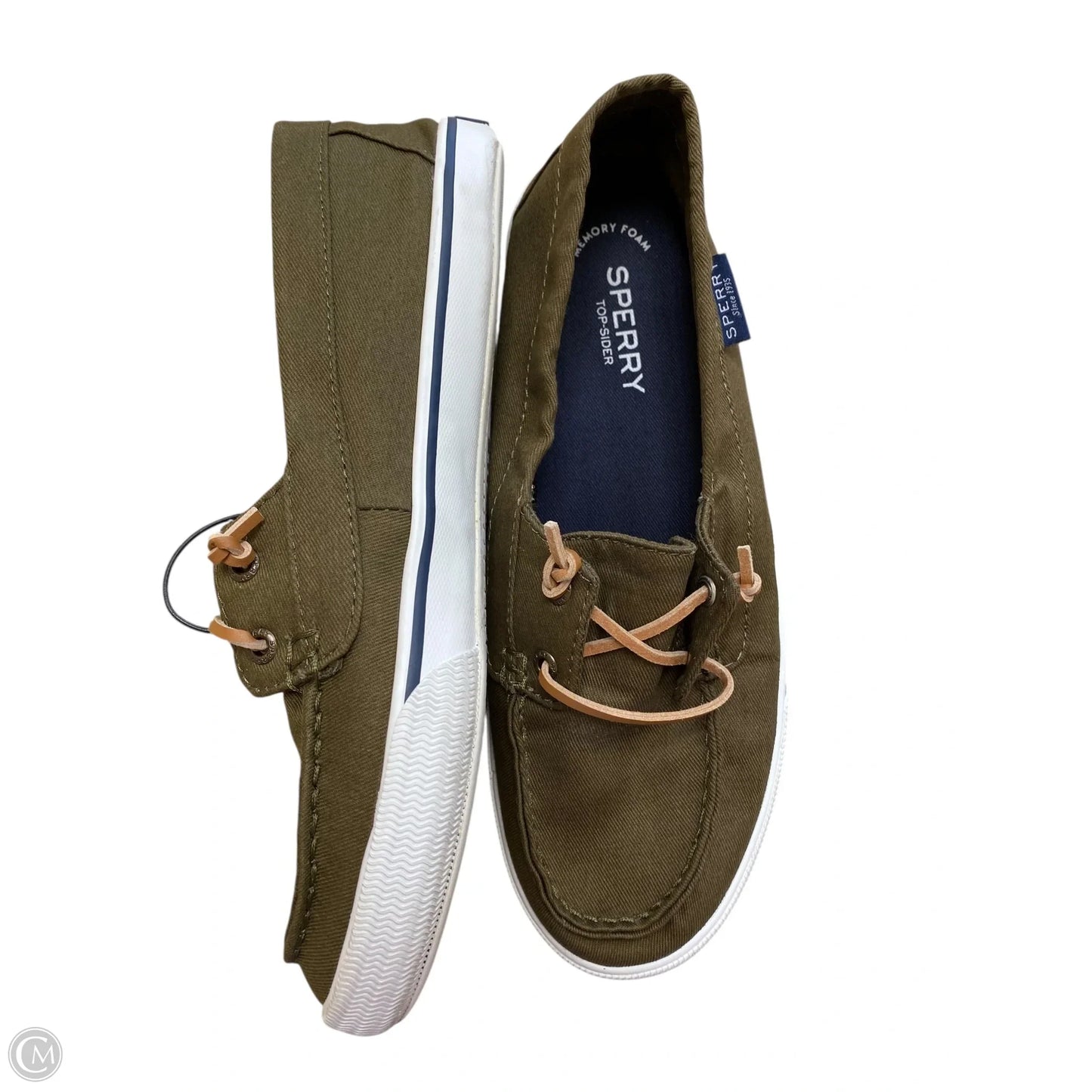 Shoes Flats By Sperry In Green, Size: 9.5