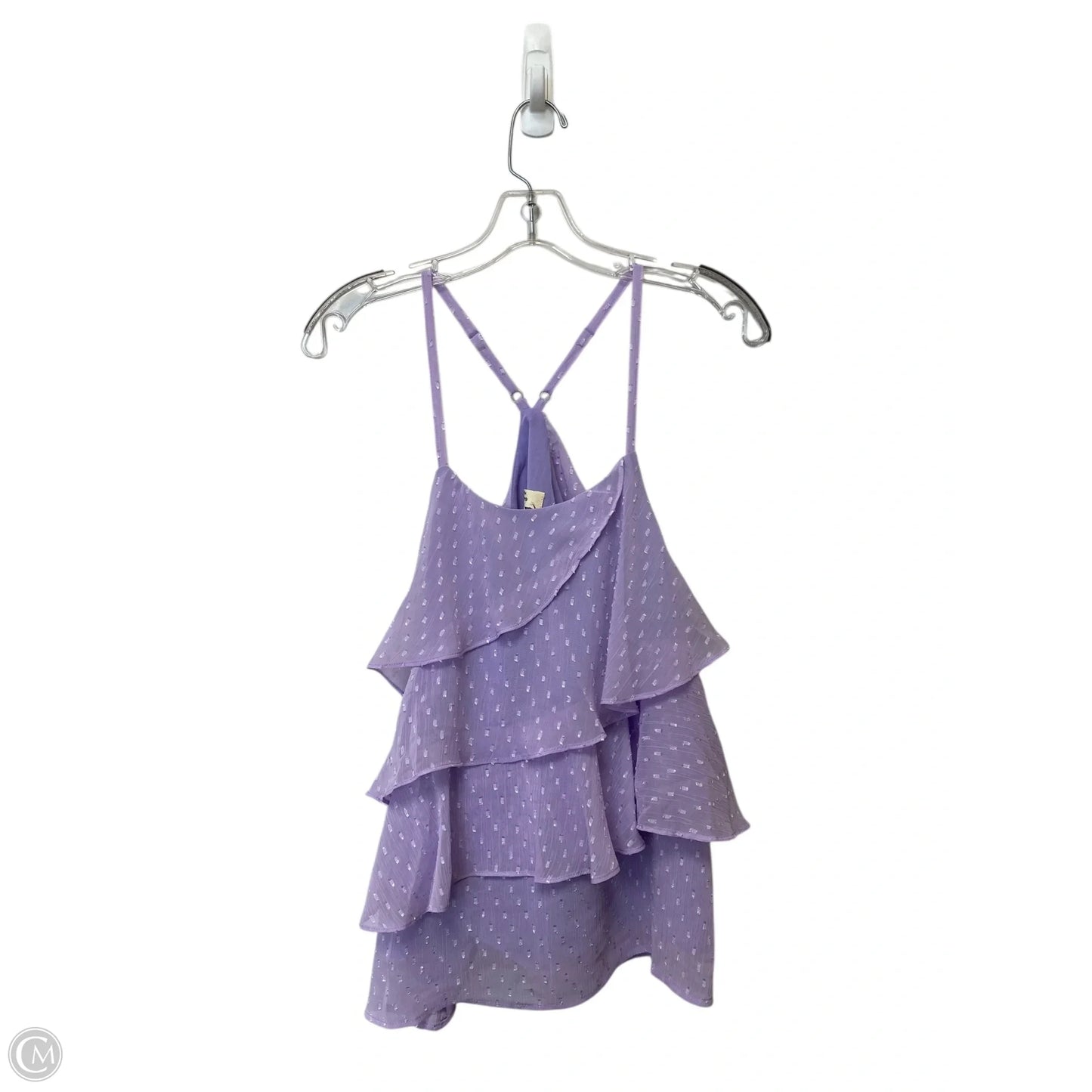 Top Sleeveless By Entro In Purple, Size: S