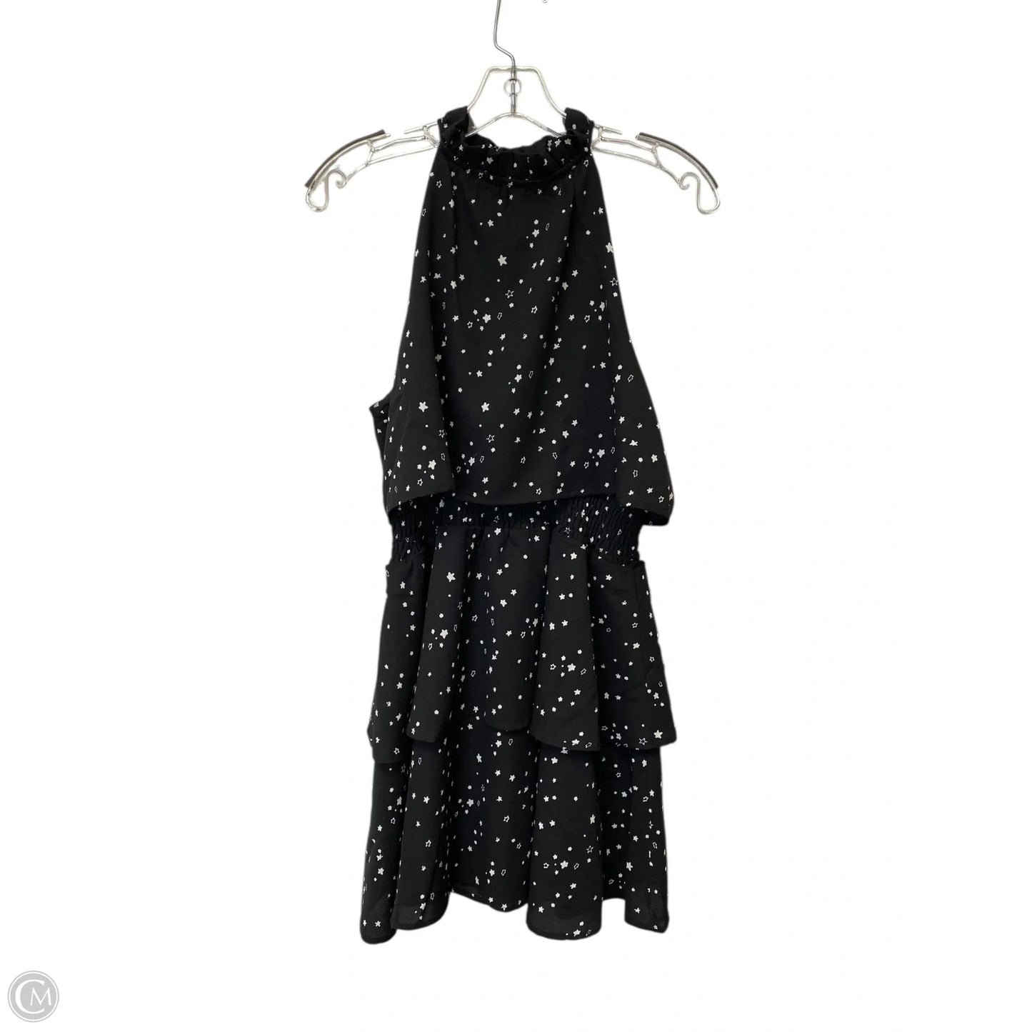 Dress Casual Short By Mudpie In Black & White, Size: M