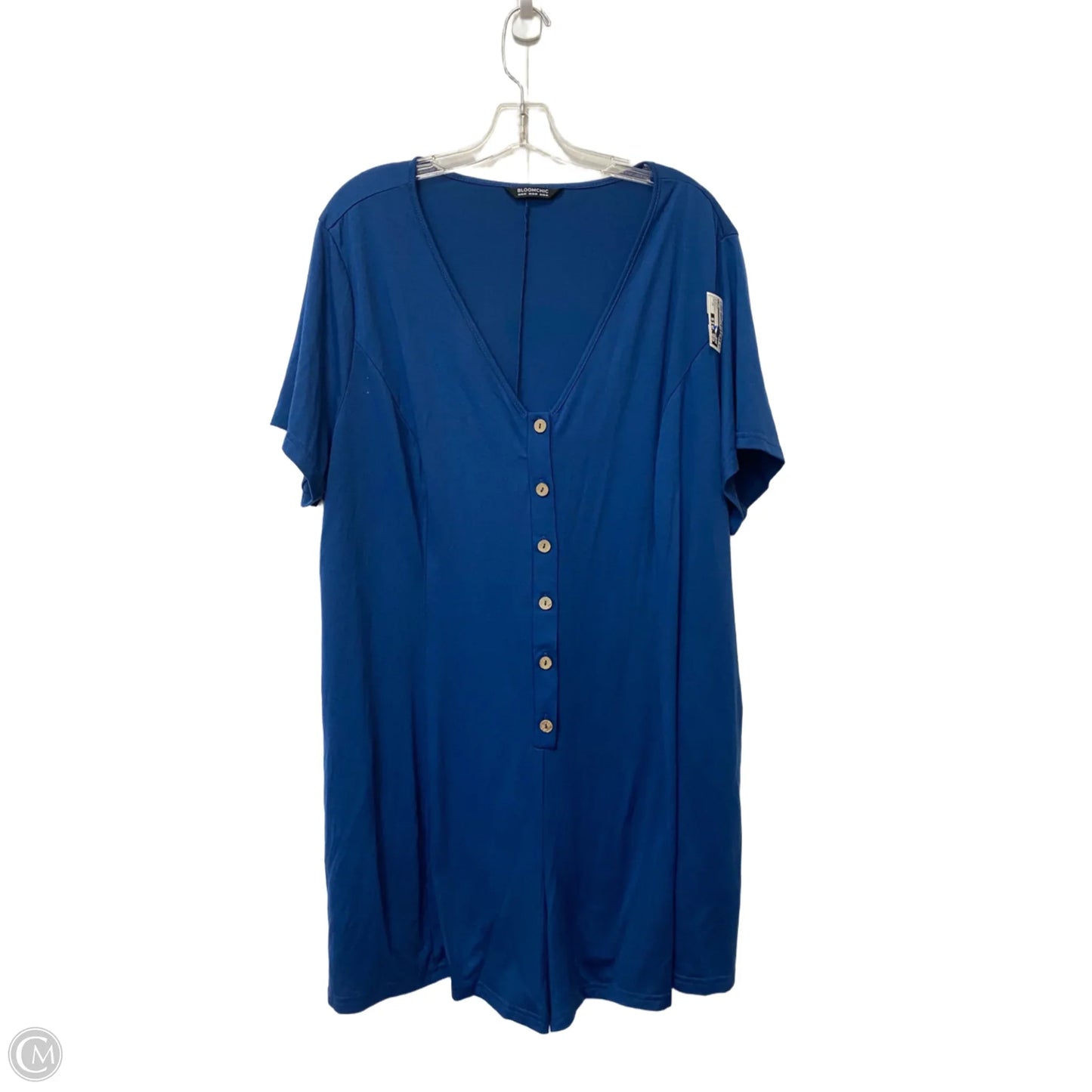 Romper By Cmf In Blue, Size: 3x
