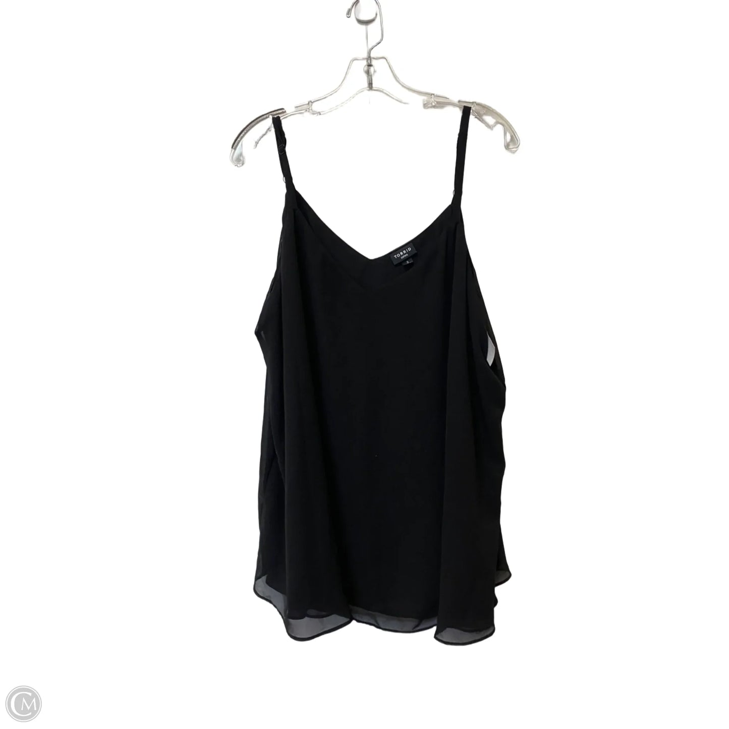 Top Sleeveless By Torrid In Black, Size: 3x