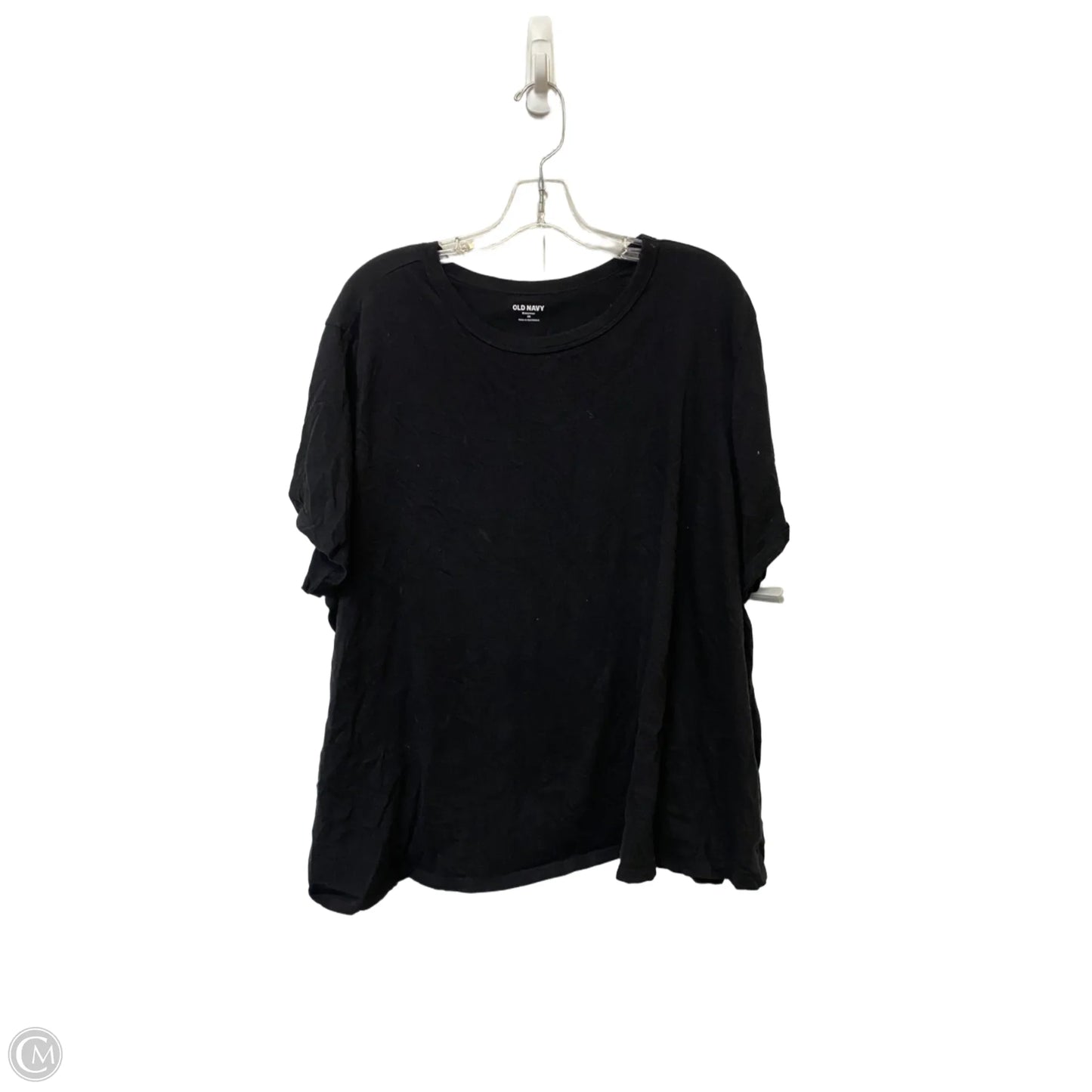 Top Short Sleeve Basic By Old Navy In Black, Size: 4x