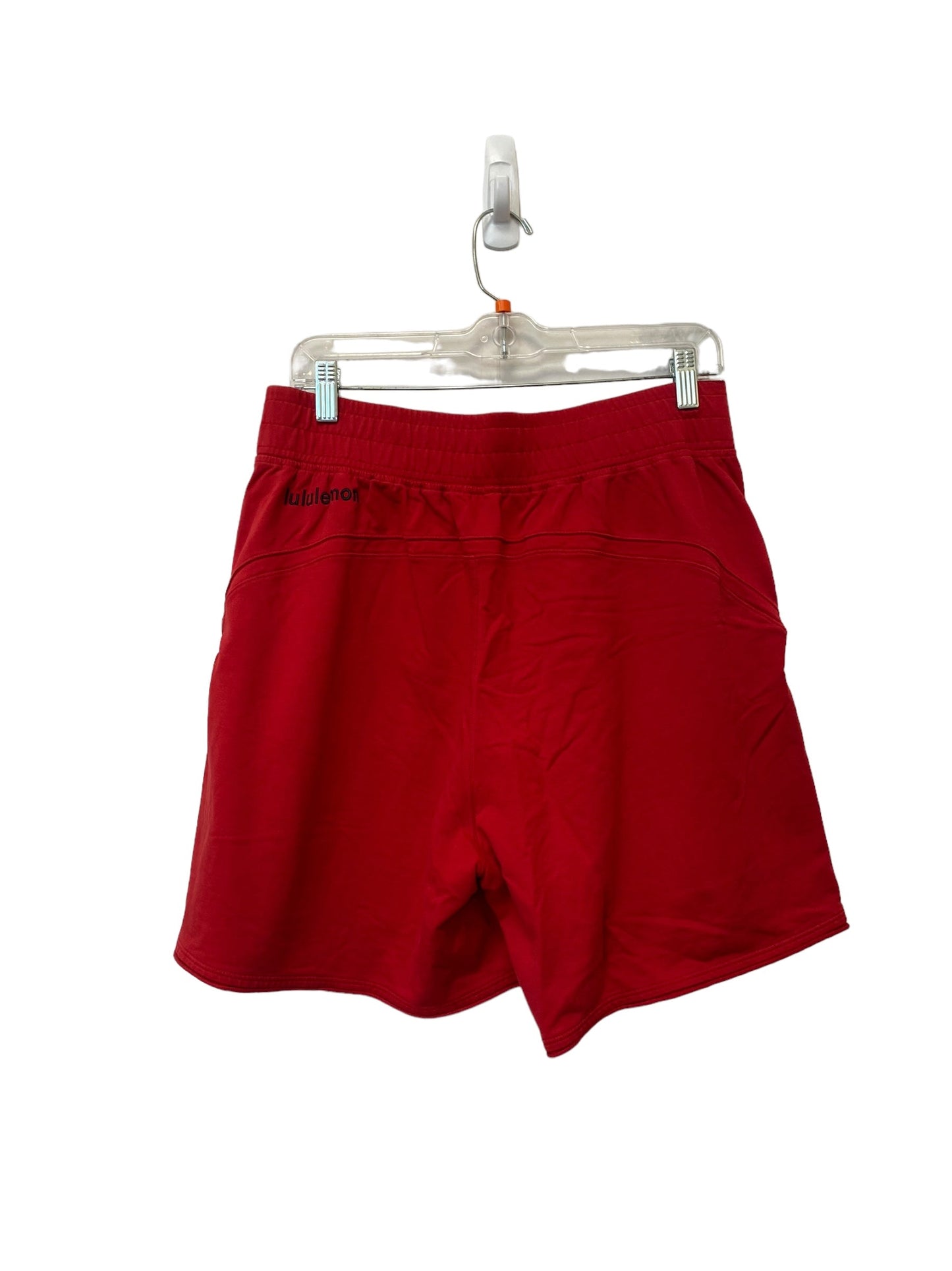 Red Athletic Shorts Lululemon, Size 10