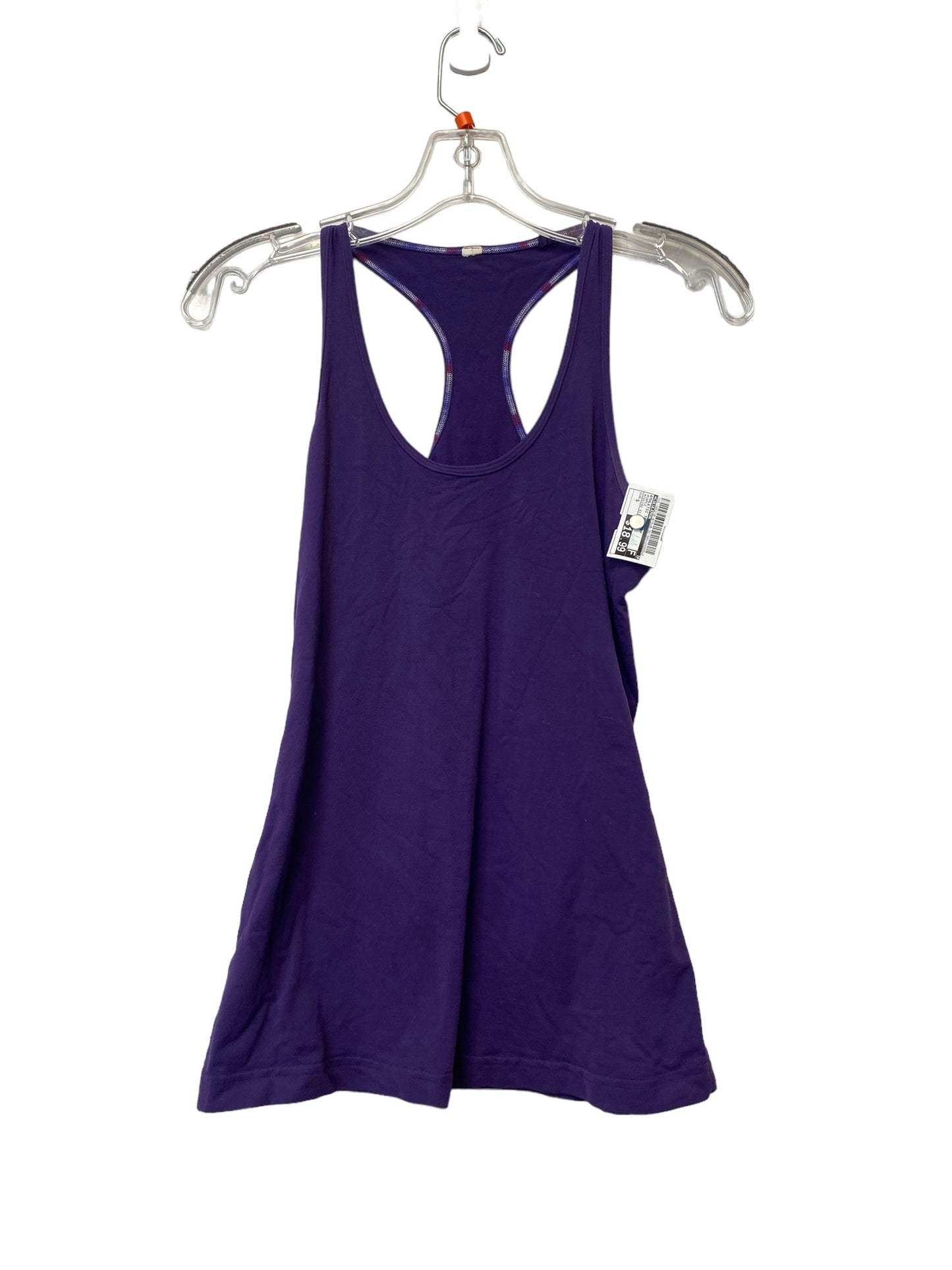 Purple Athletic Tank Top Lululemon, Size S