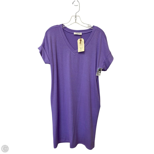 Dress Casual Short By Zenana Outfitters In Purple, Size: S