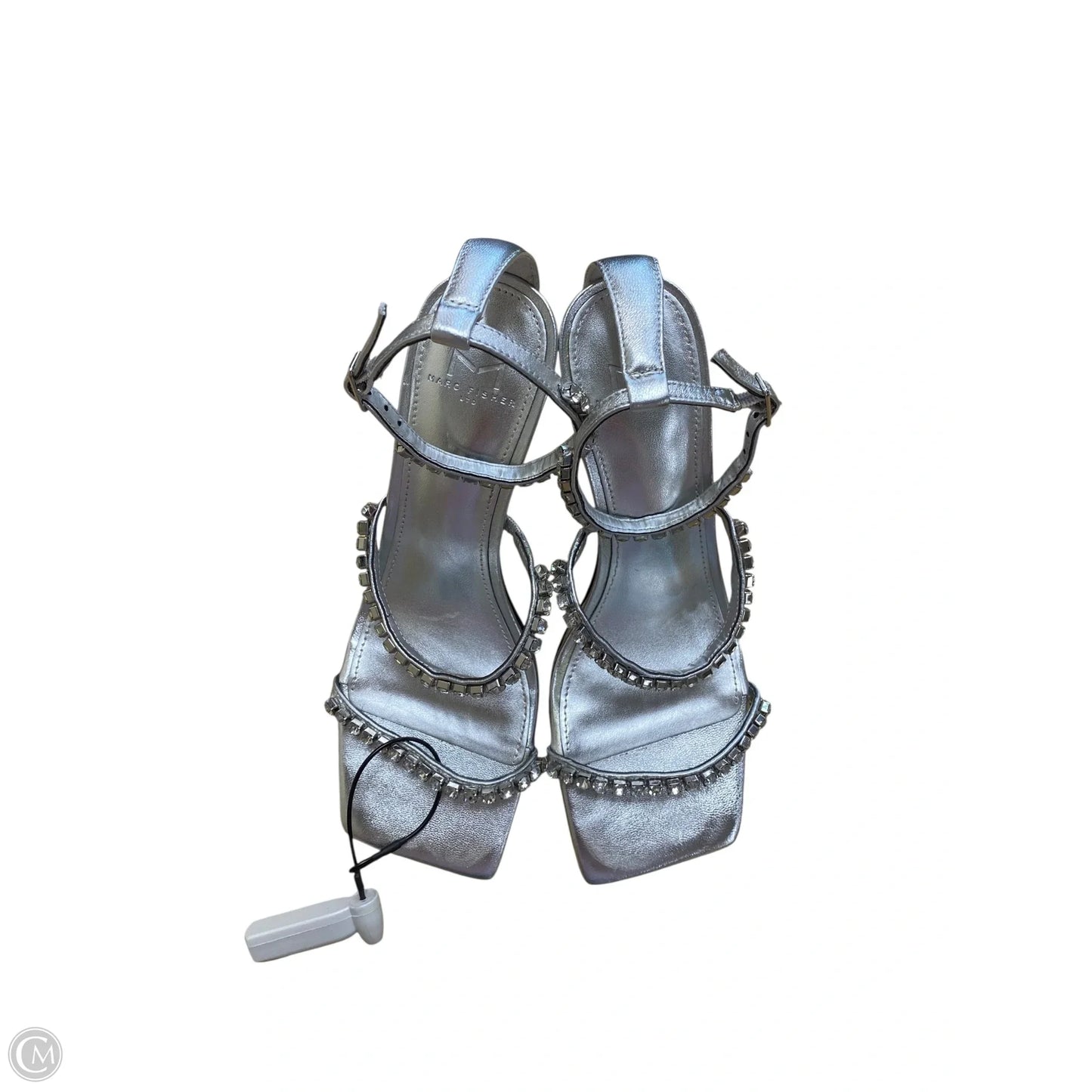 Shoes Heels Stiletto By Marc Fisher In Silver, Size: 7