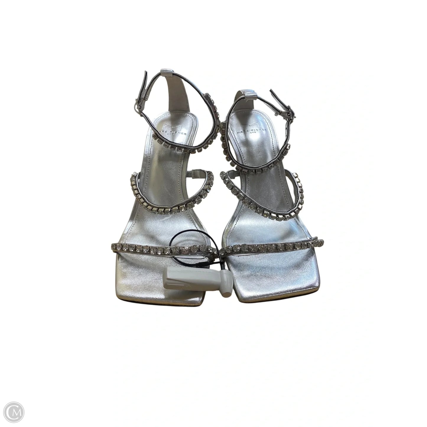 Shoes Heels Stiletto By Marc Fisher In Silver, Size: 7