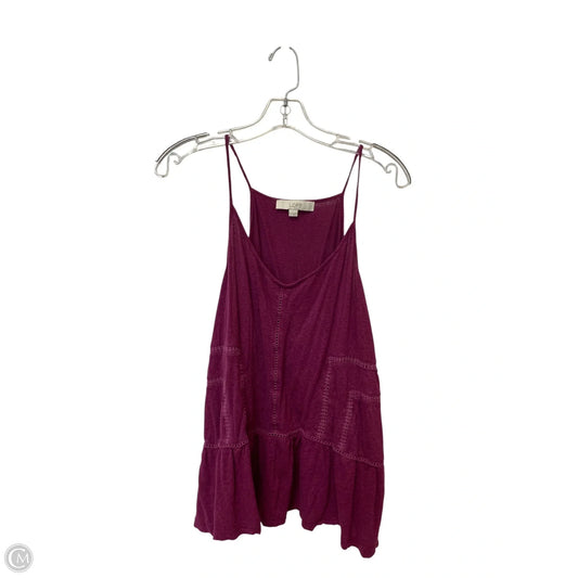 Tank Top By Loft In Purple, Size: L