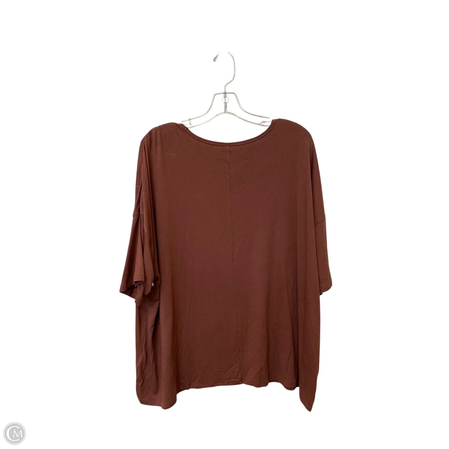 Top Short Sleeve Basic By Old Navy In Brown, Size: L
