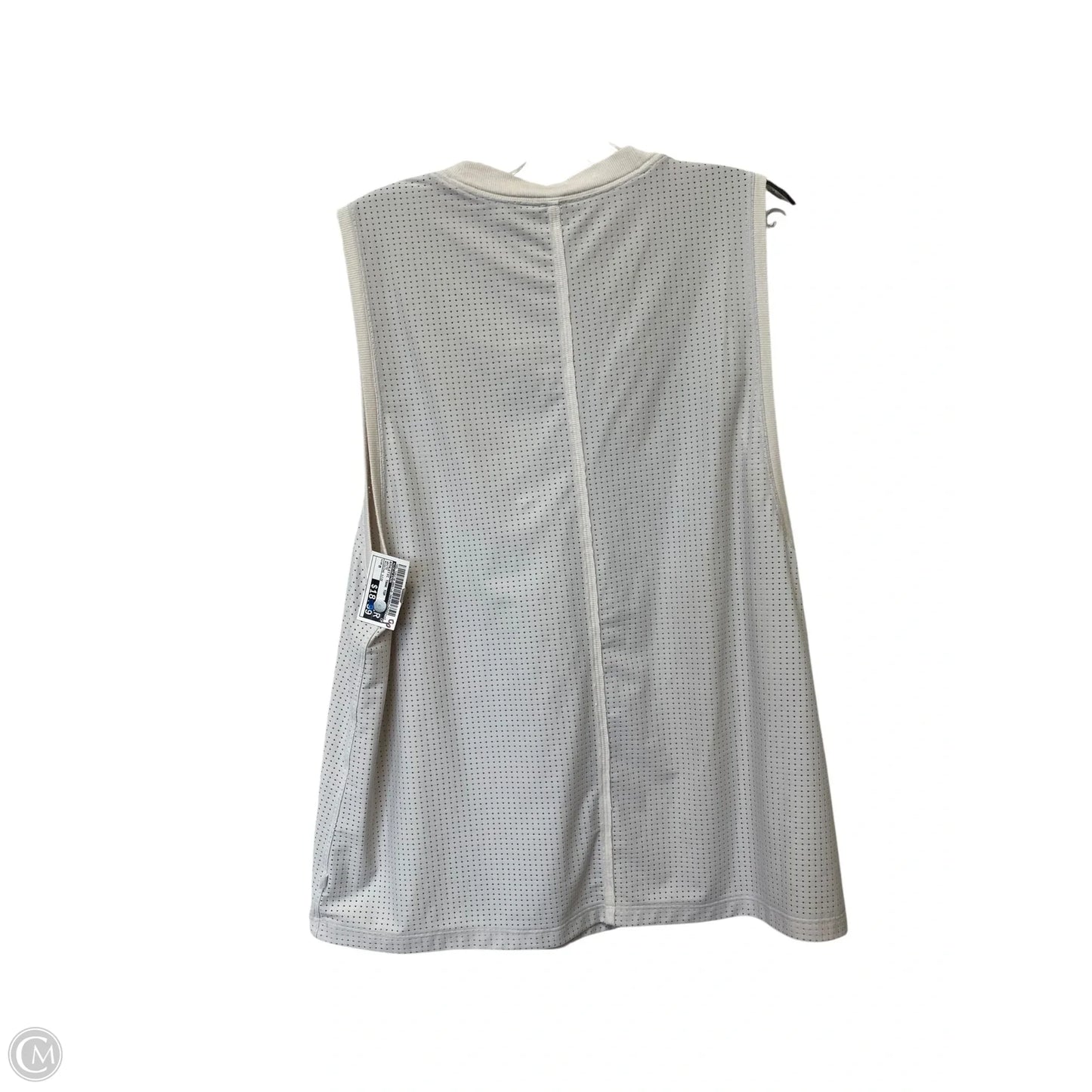 Athletic Tank Top By Lululemon In White, Size: M