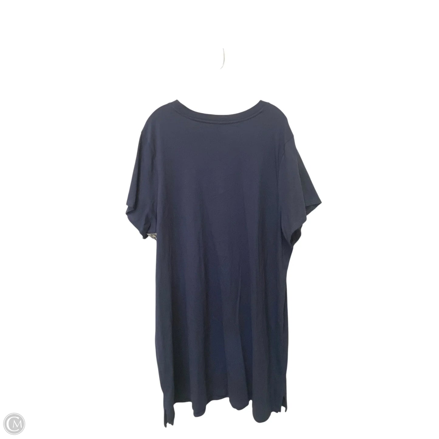Dress Casual Midi By Old Navy In Blue, Size: Xxl
