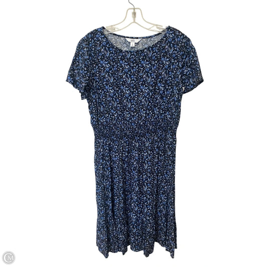 Dress Casual Short By Croft And Barrow In Blue, Size: M