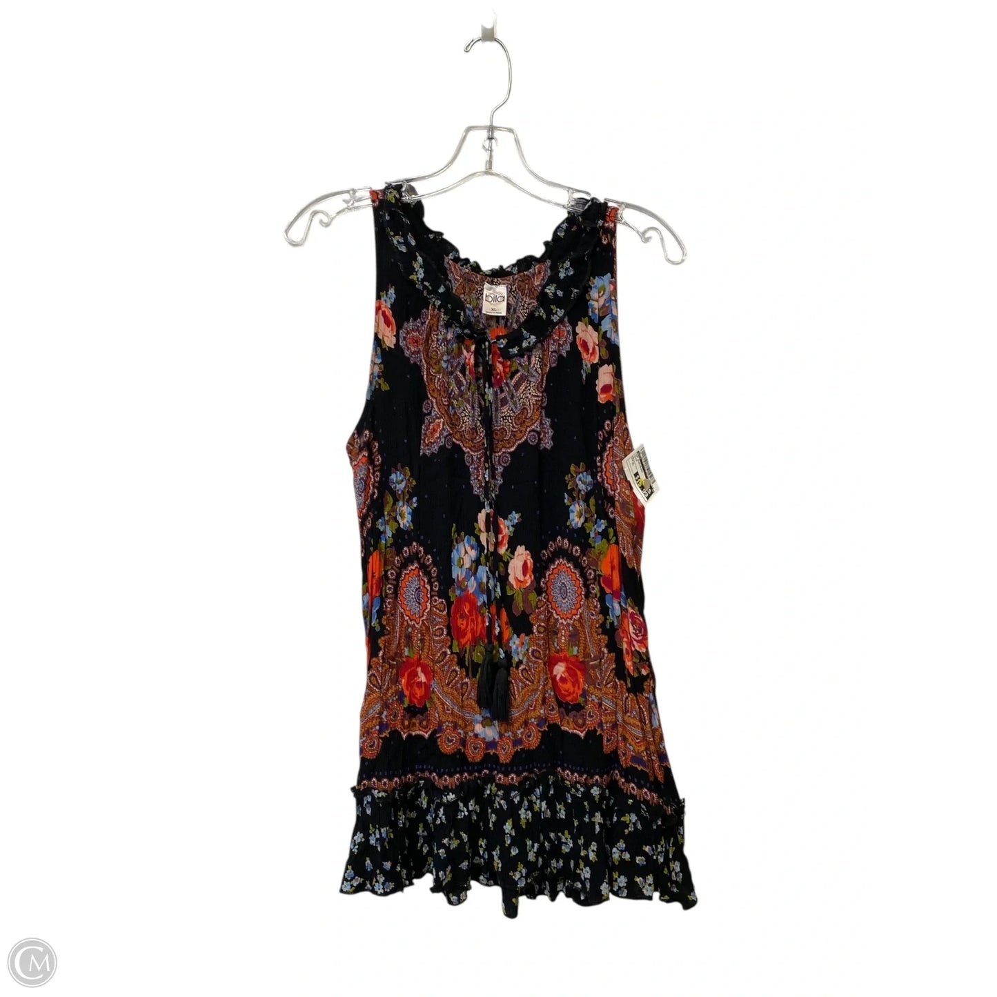 Top Sleeveless By Bila In Black, Size: Xl