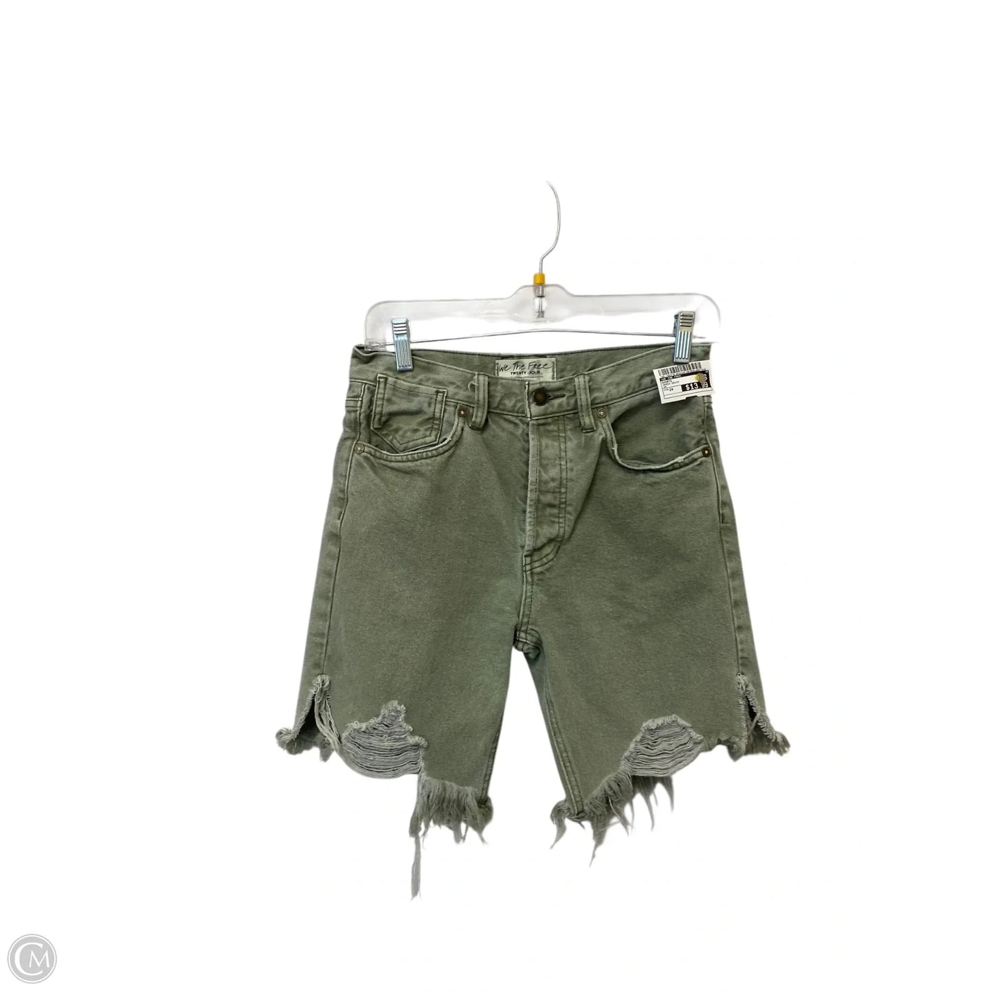 Shorts By We The Free In Green Denim, Size: 24