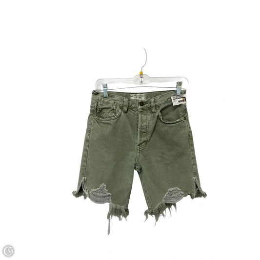 Shorts By We The Free In Green Denim, Size: 24