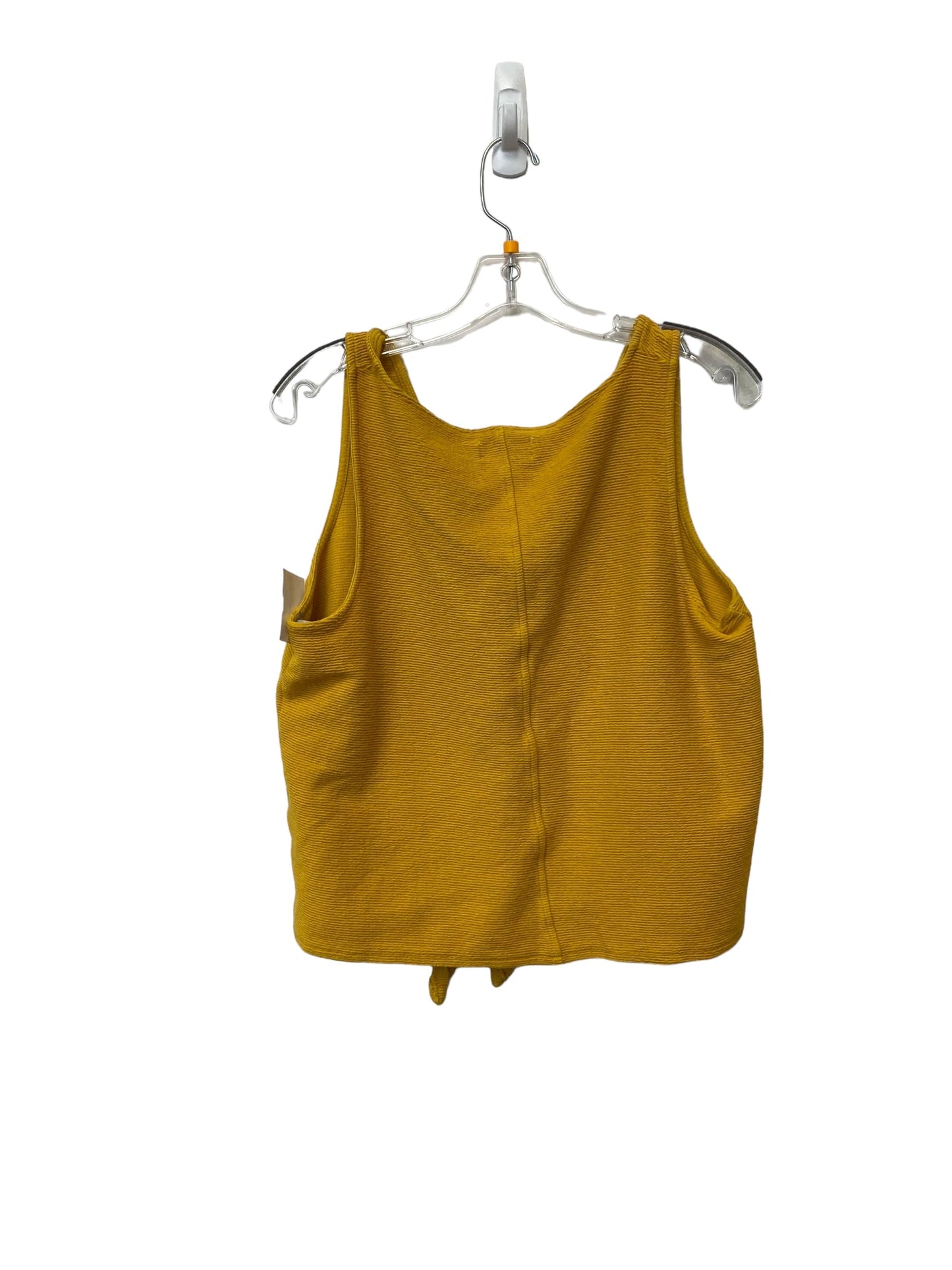 Yellow Top Sleeveless Madewell, Size Xl