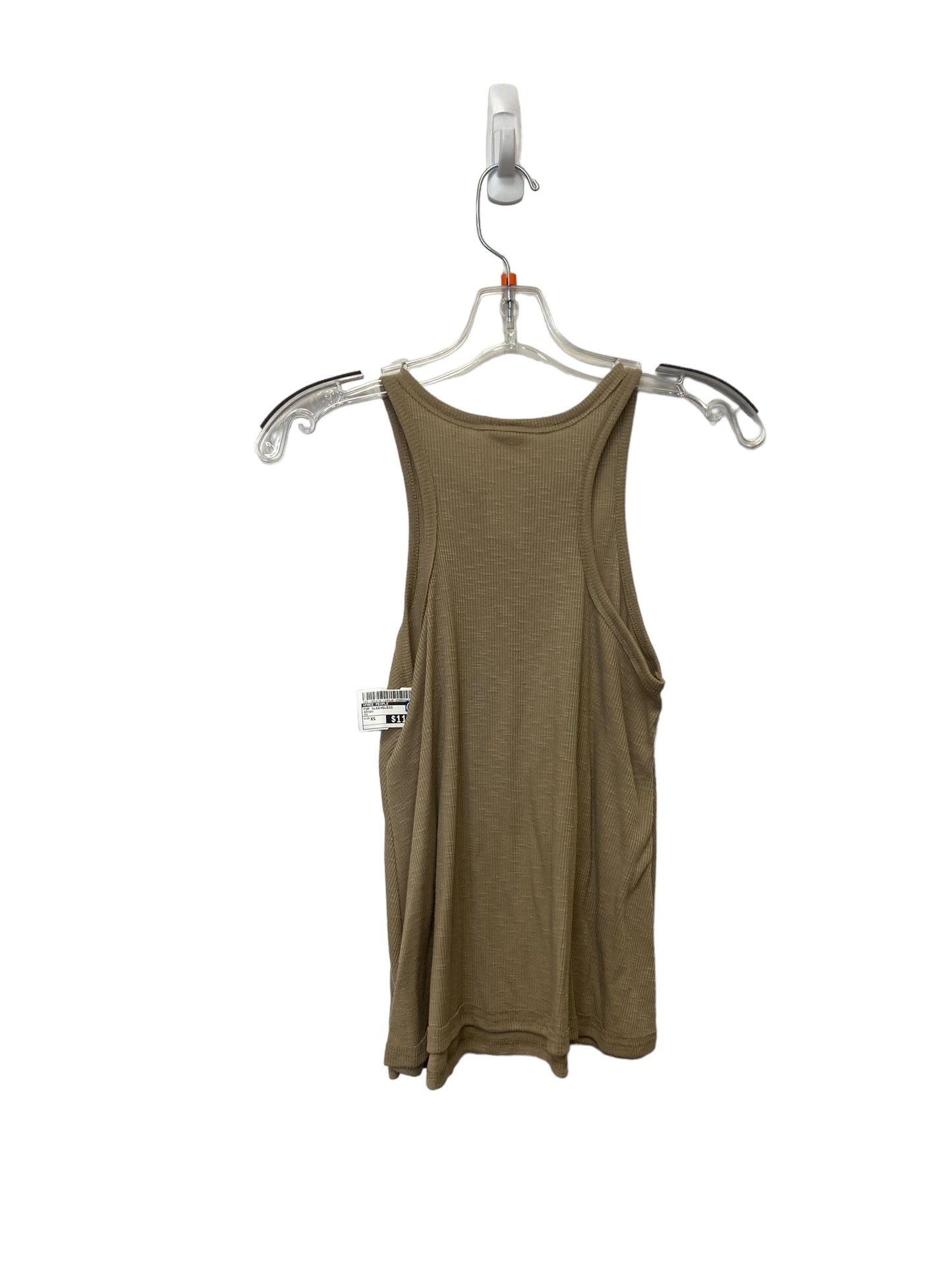 Brown Top Sleeveless Free People, Size Xs