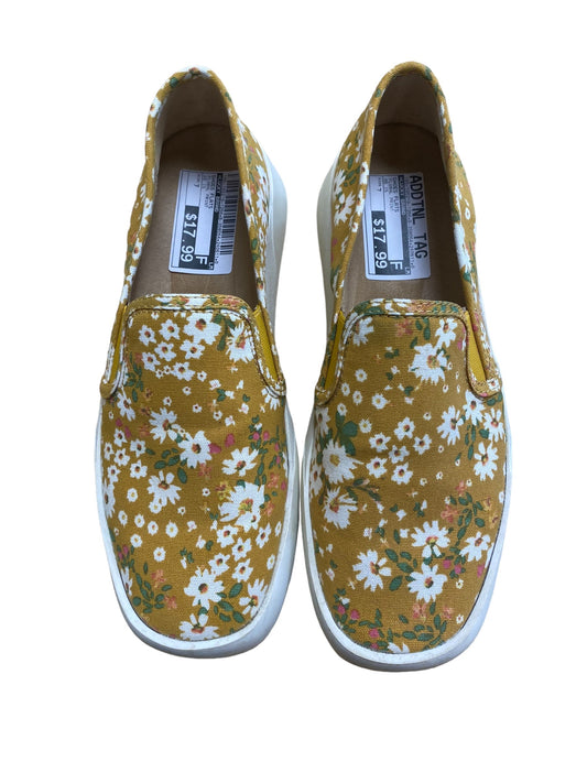 Floral Print Shoes Flats Lucky Brand, Size 7