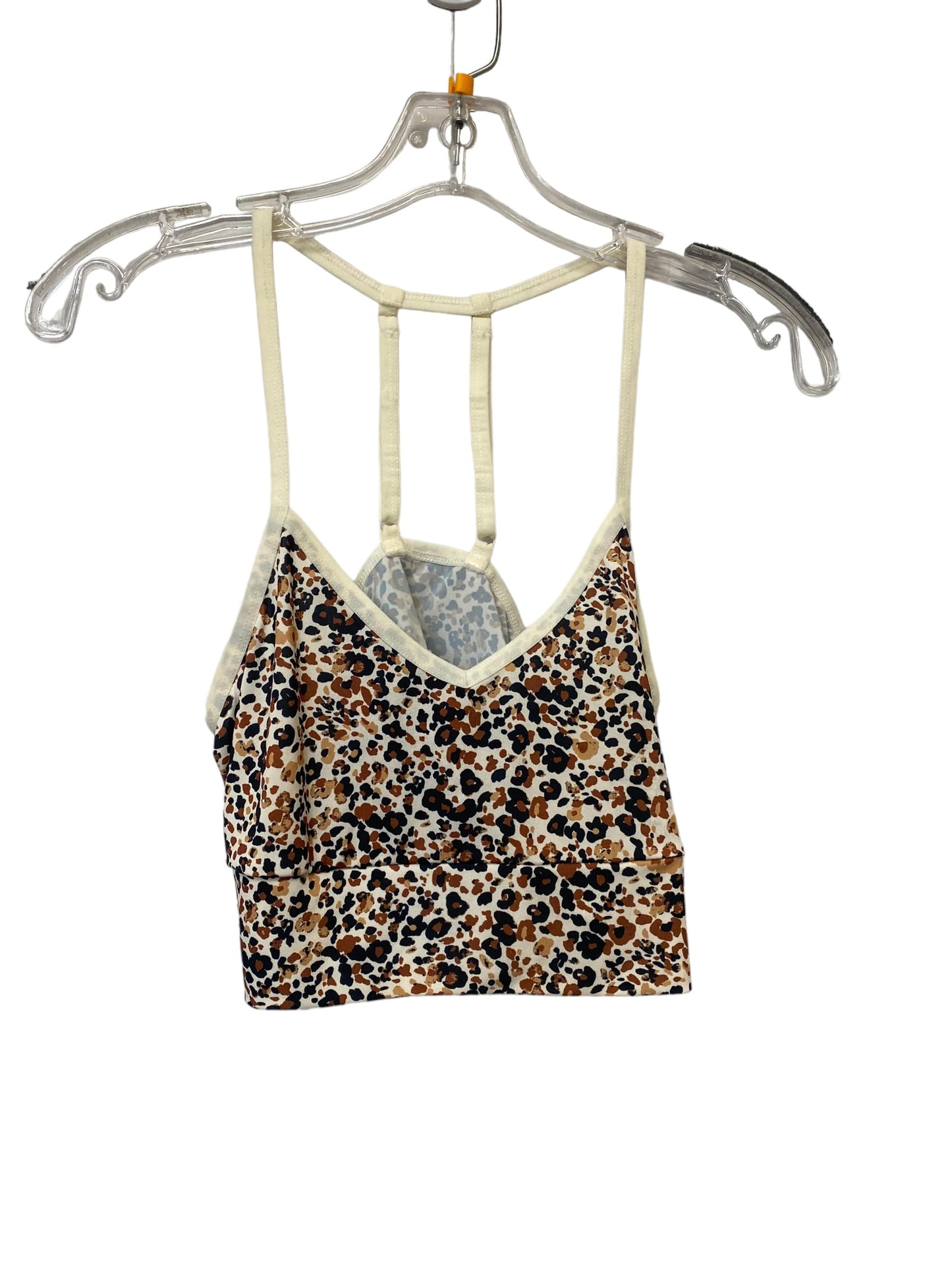 Animal Print Athletic Bra Anthropologie, Size L