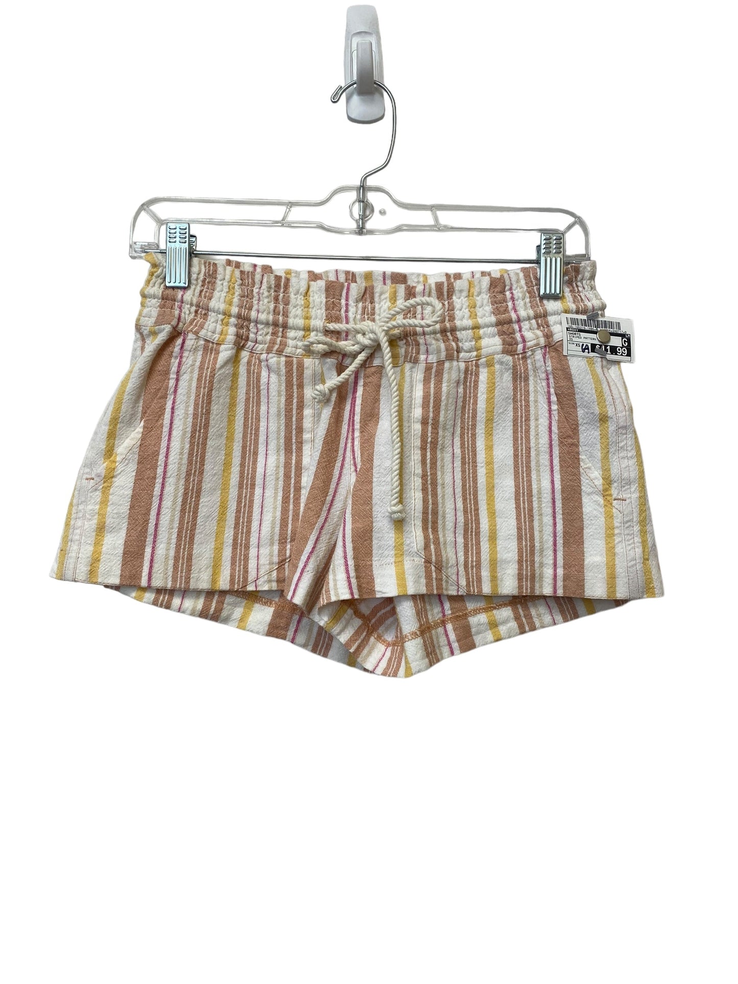 Striped Pattern Shorts Roxy, Size Xs