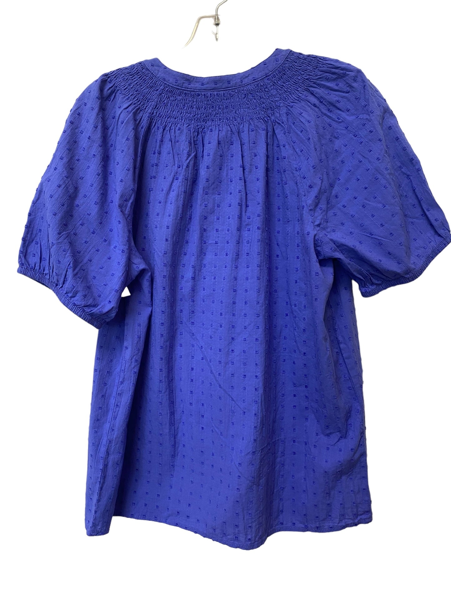 Blue Top Short Sleeve St Johns Bay, Size L