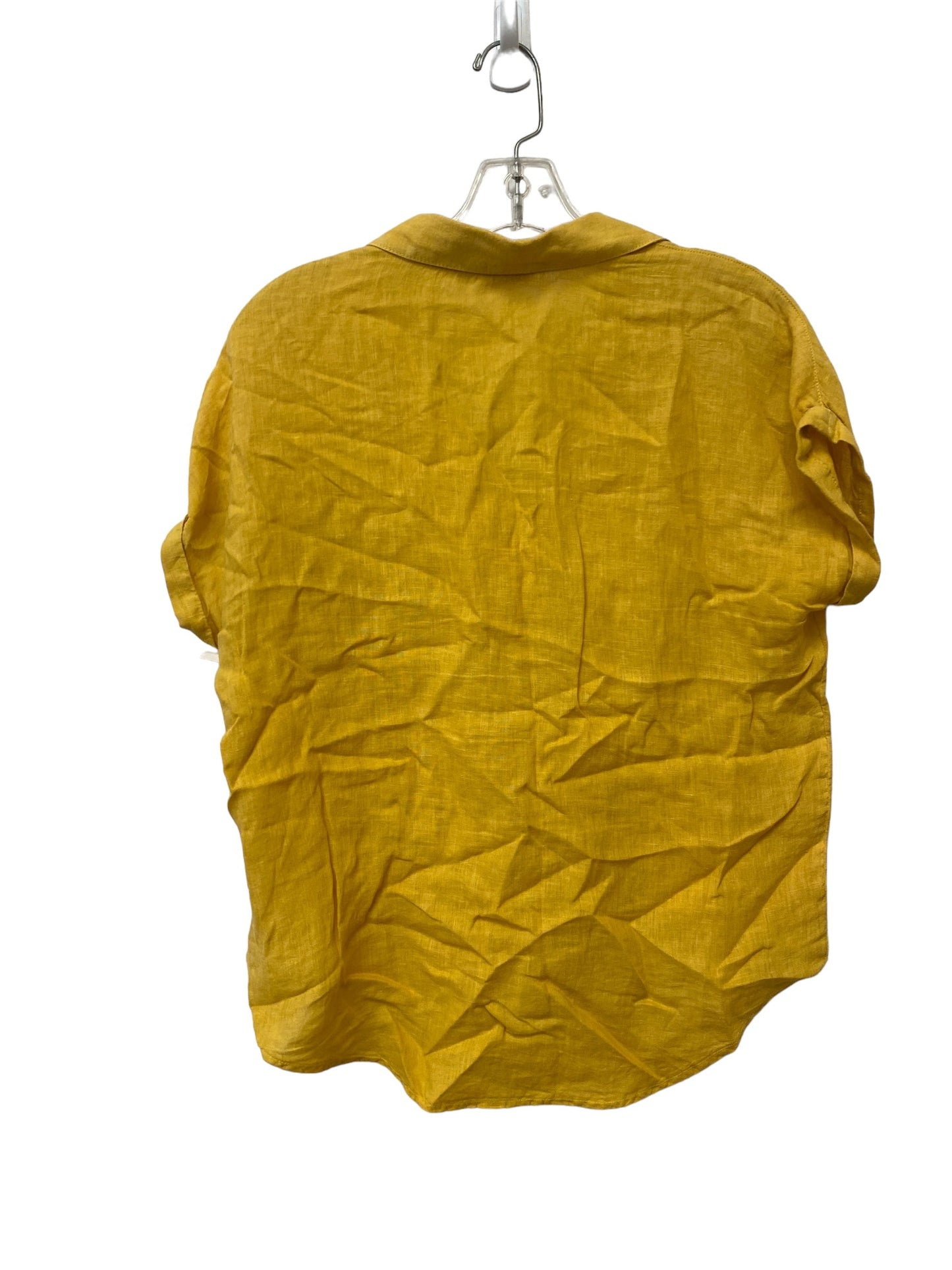 Yellow Top Short Sleeve Rachel Zoe, Size Xs