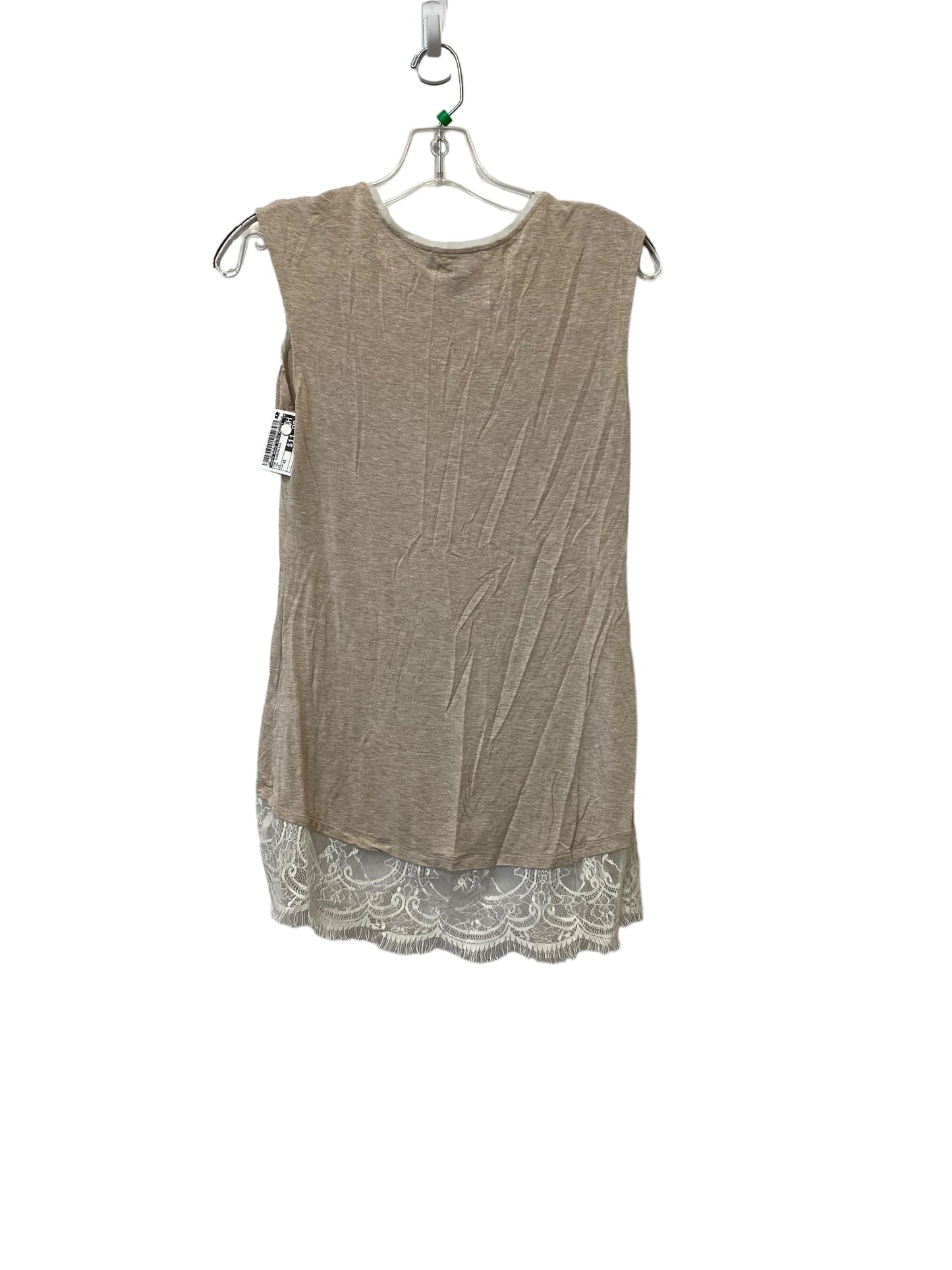 Tan Top Sleeveless White House Black Market, Size Xs