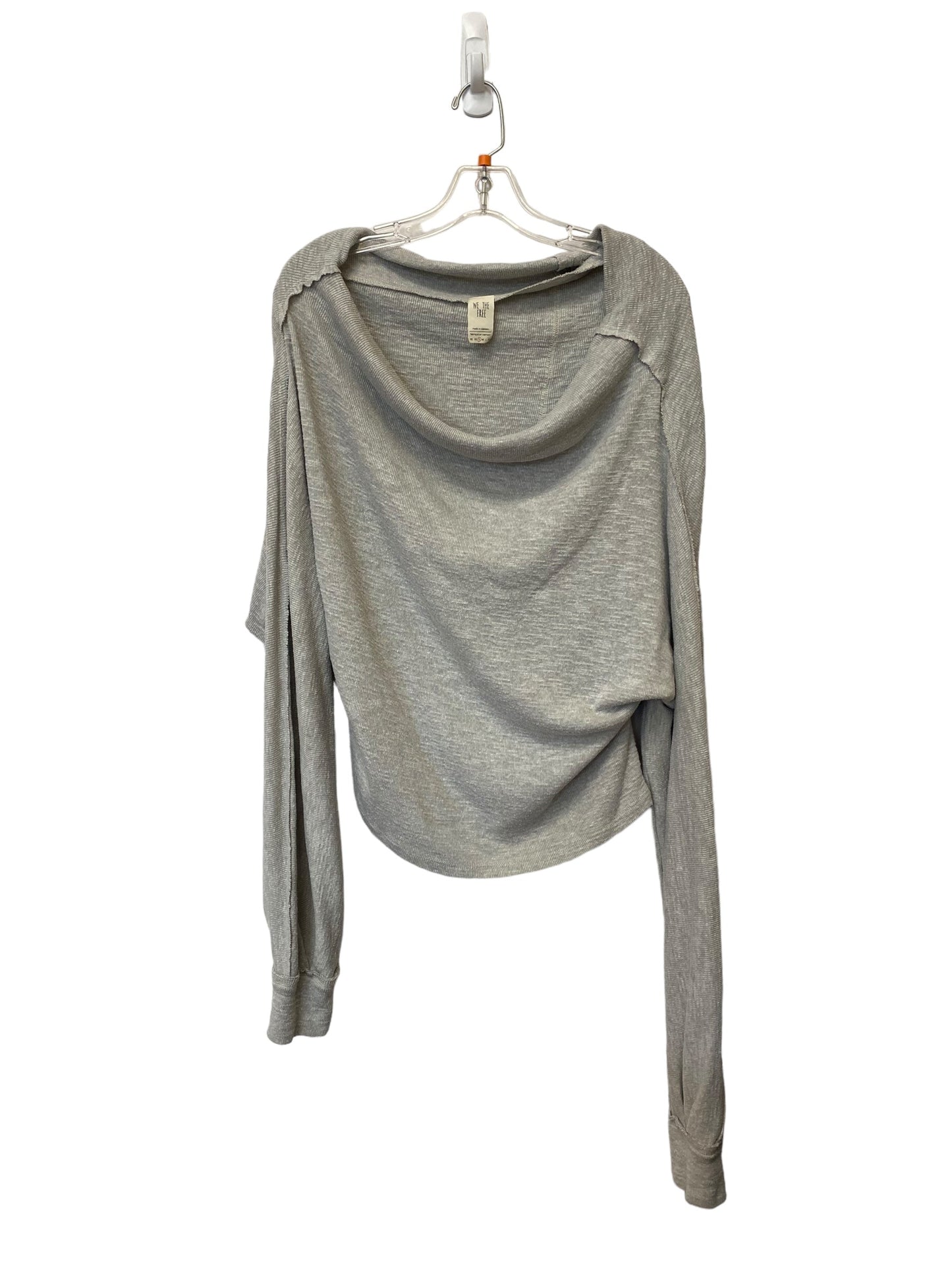 Top Long Sleeve By We The Free In Grey, Size: S