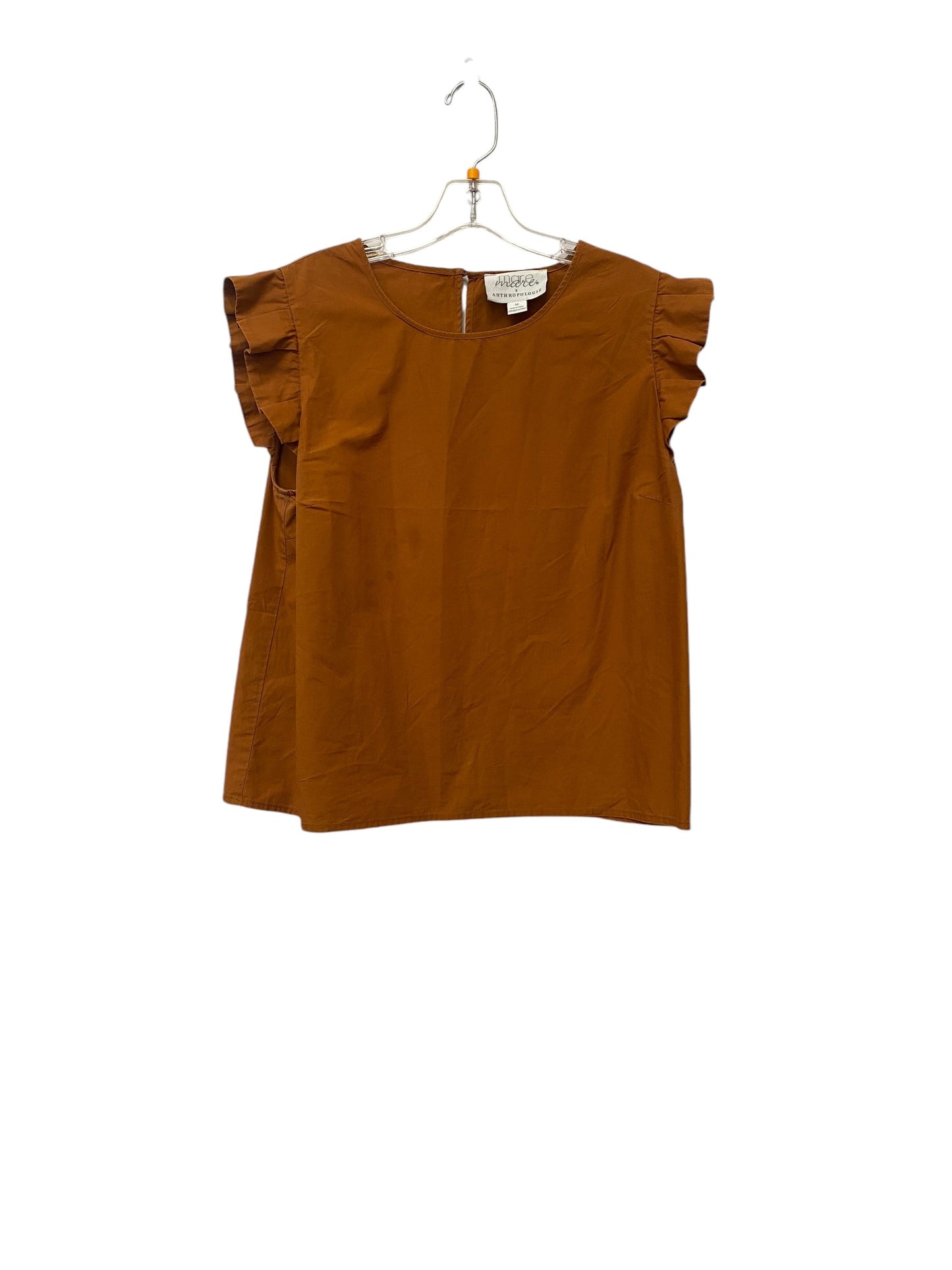 Top Sleeveless By Anthropologie In Brown, Size: M