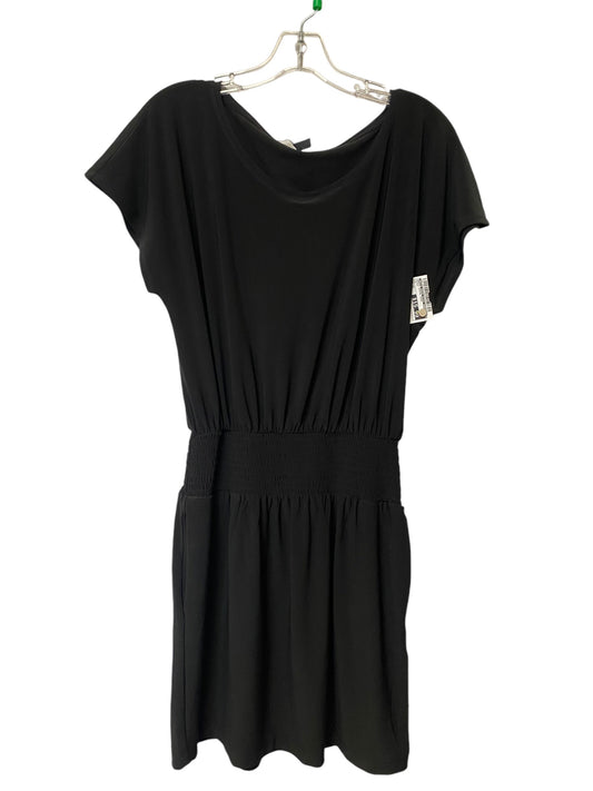 Dress Casual Midi By White House Black Market In Black, Size: Xs