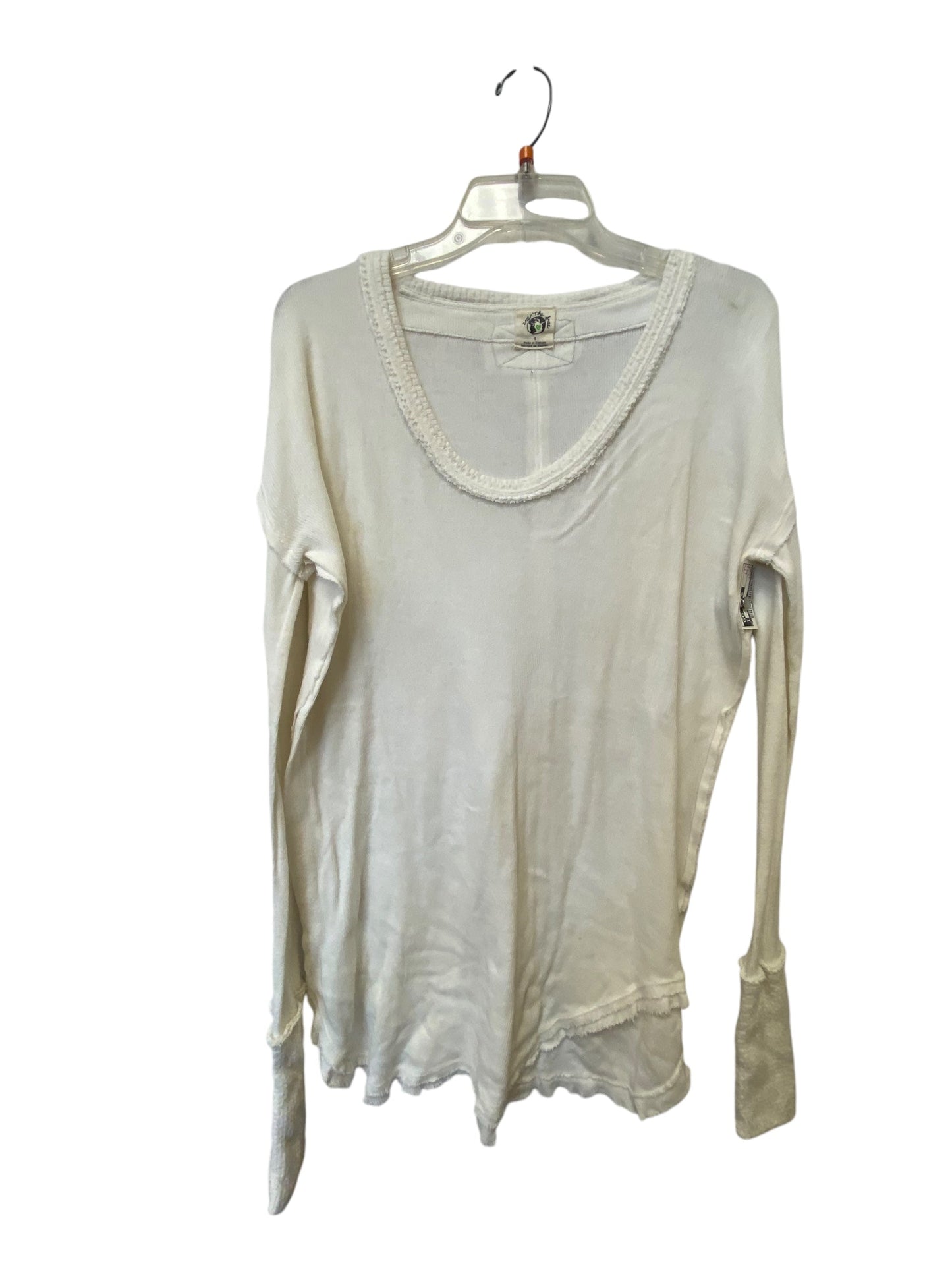 Top Long Sleeve By We The Free In White, Size: S