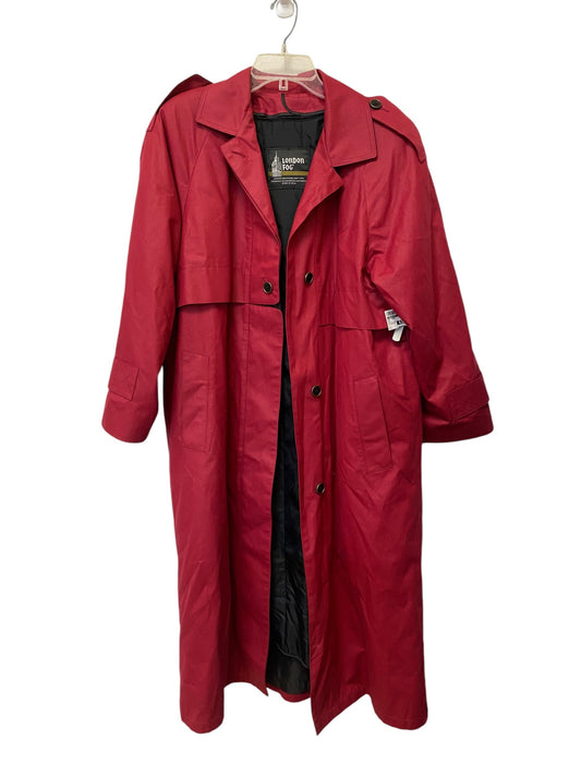 Coat Parka By London Fog In Red, Size: Petite   S