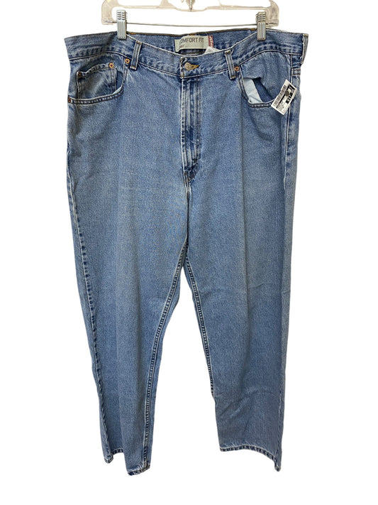 Jeans Boot Cut By Levis In Blue Denim, Size: 40