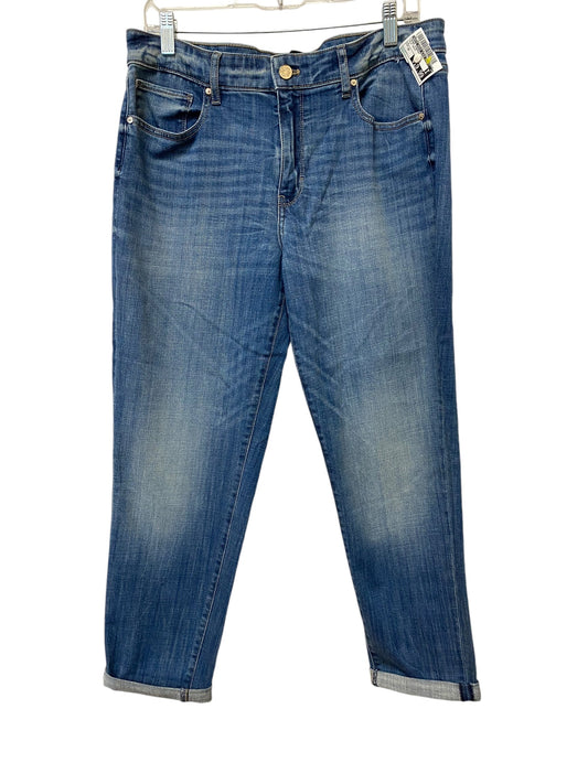 Jeans Straight By White House Black Market In Blue Denim, Size: 12