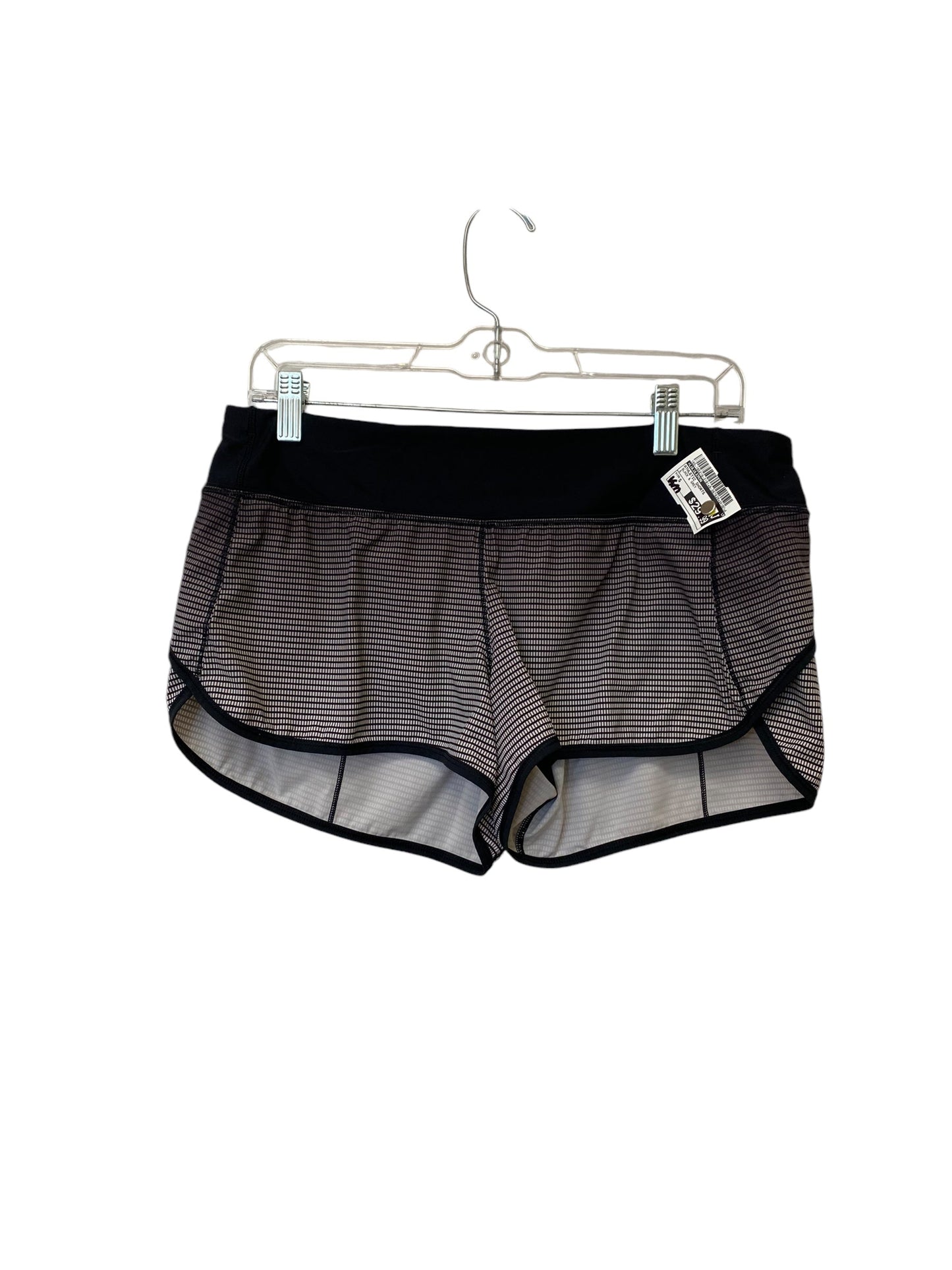 Athletic Shorts By Lululemon In Black & Grey, Size: S