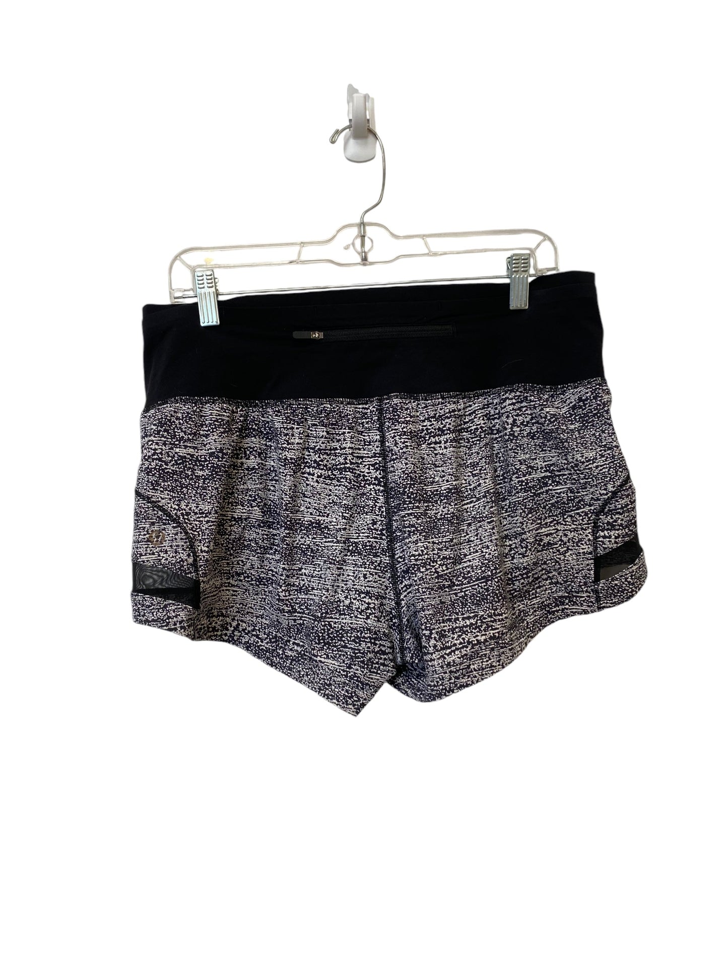 Athletic Shorts By Lululemon In Black & Grey, Size: S