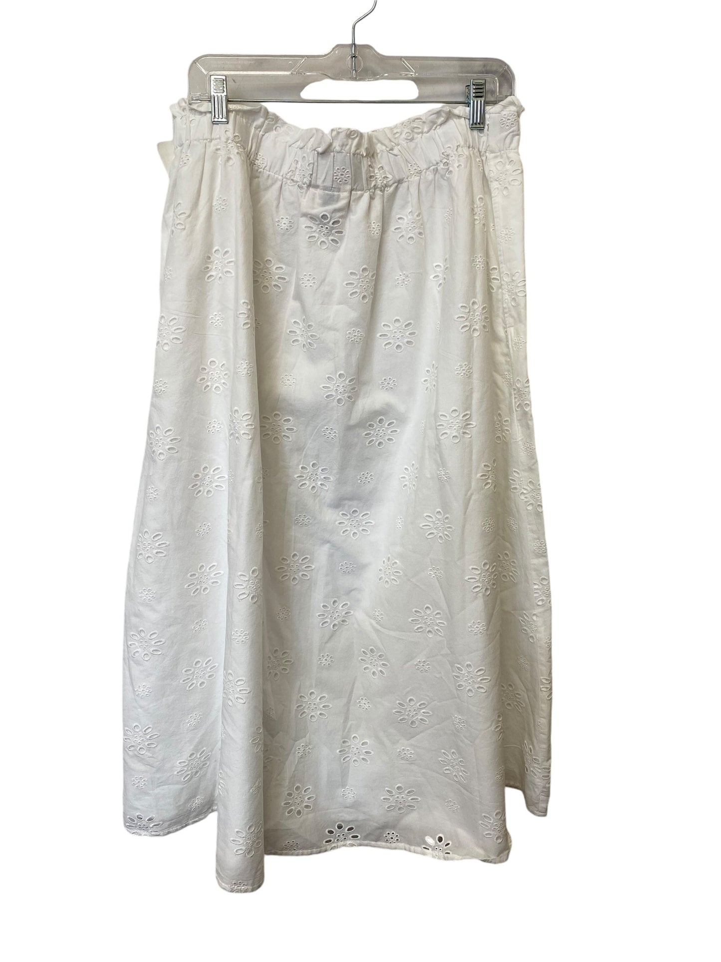 Skirt Maxi By Universal Thread In White, Size: L