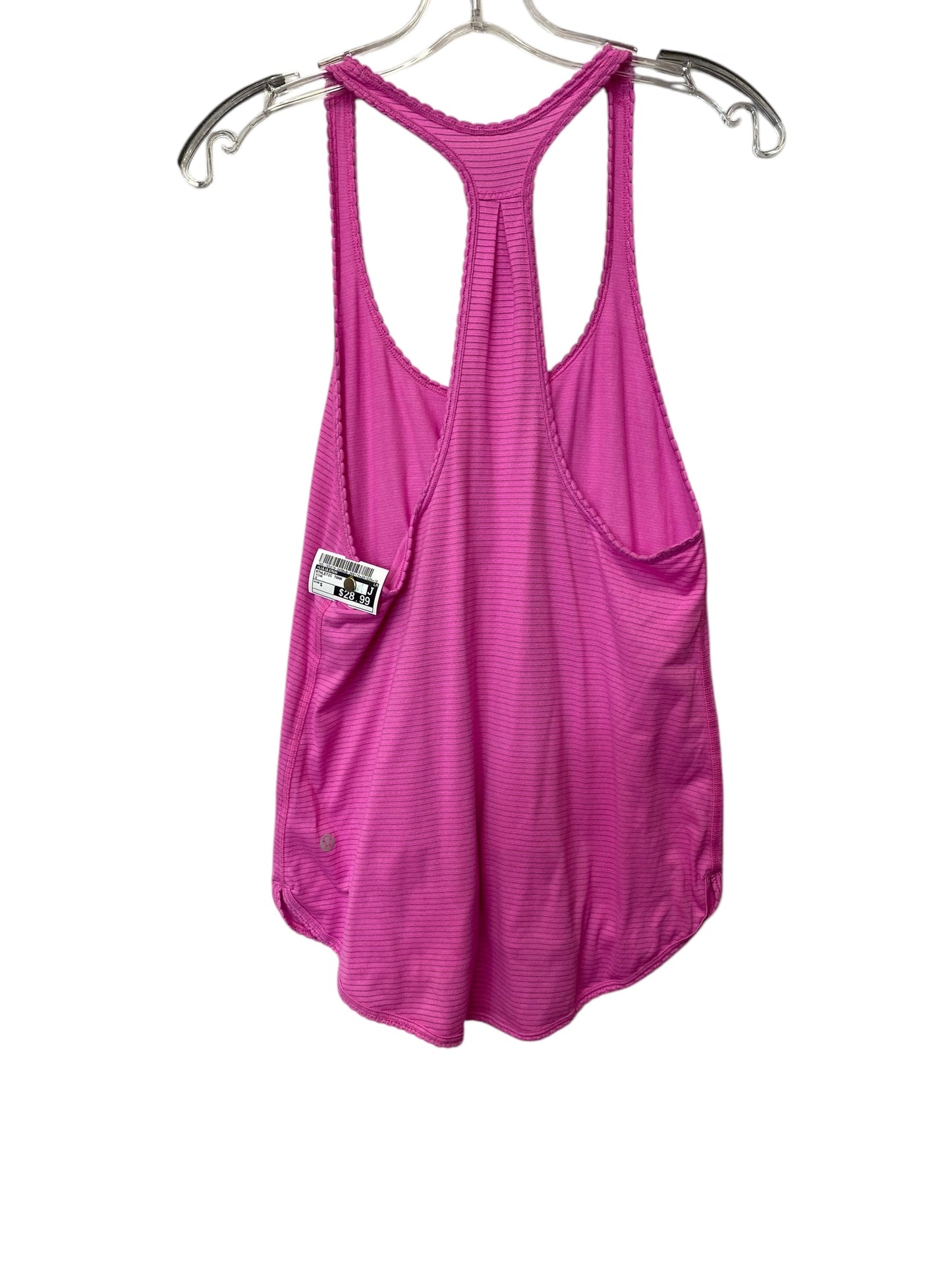 Athletic Tank Top By Lululemon In Pink, Size: S