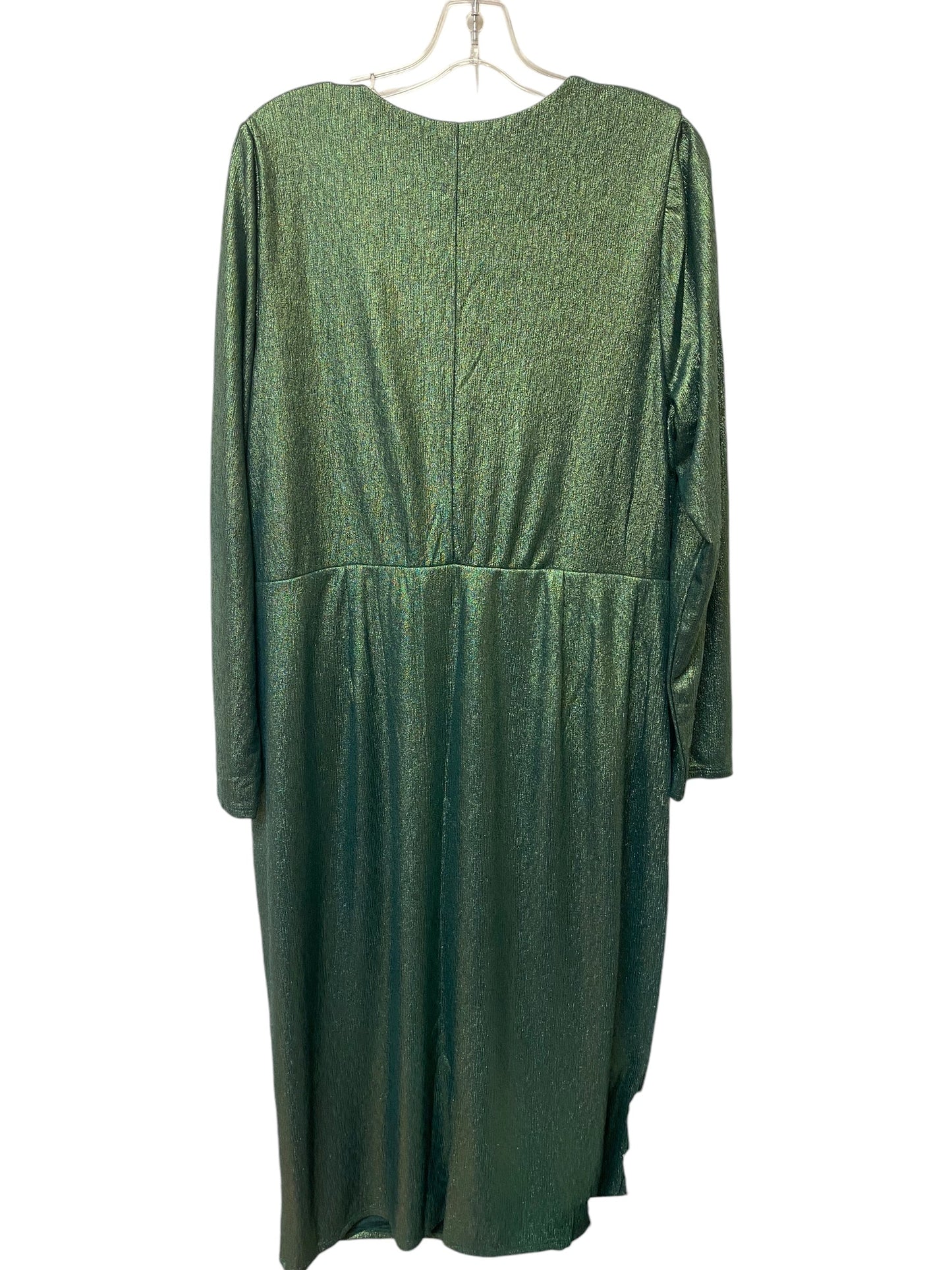 Dress Casual Maxi By Lane Bryant In Green, Size: 18