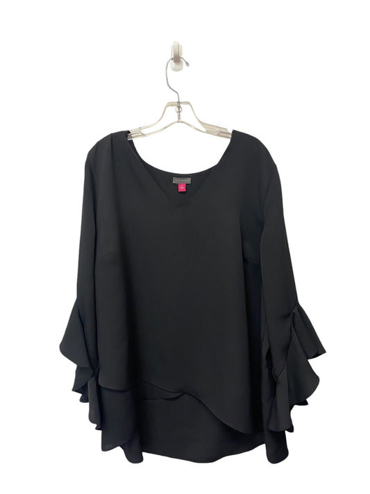 Top Long Sleeve By Vince Camuto In Black, Size: 2x